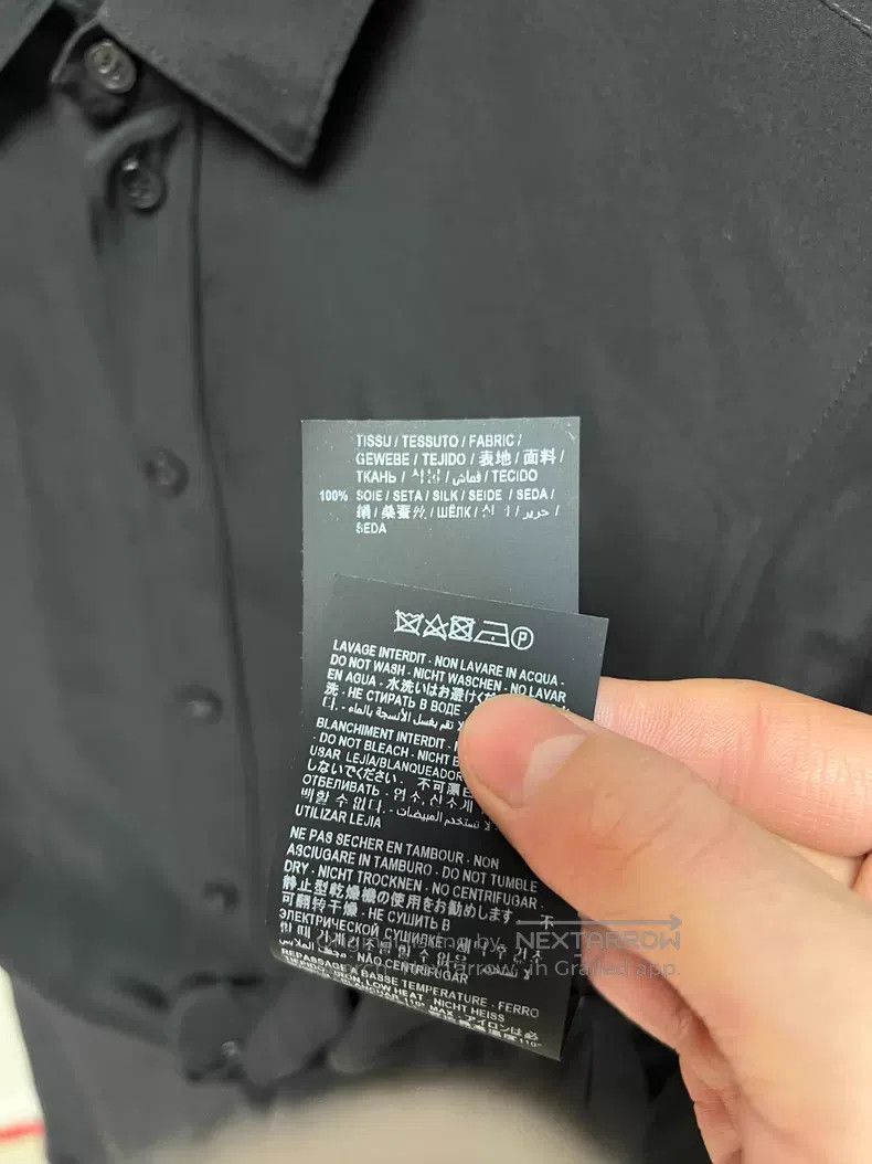 Saint Laurent Paris Saint Laurent Paris Black Samurai Silk Black Shirt i Size XS / US 0-2 / IT 36-38 - 4 Thumbnail