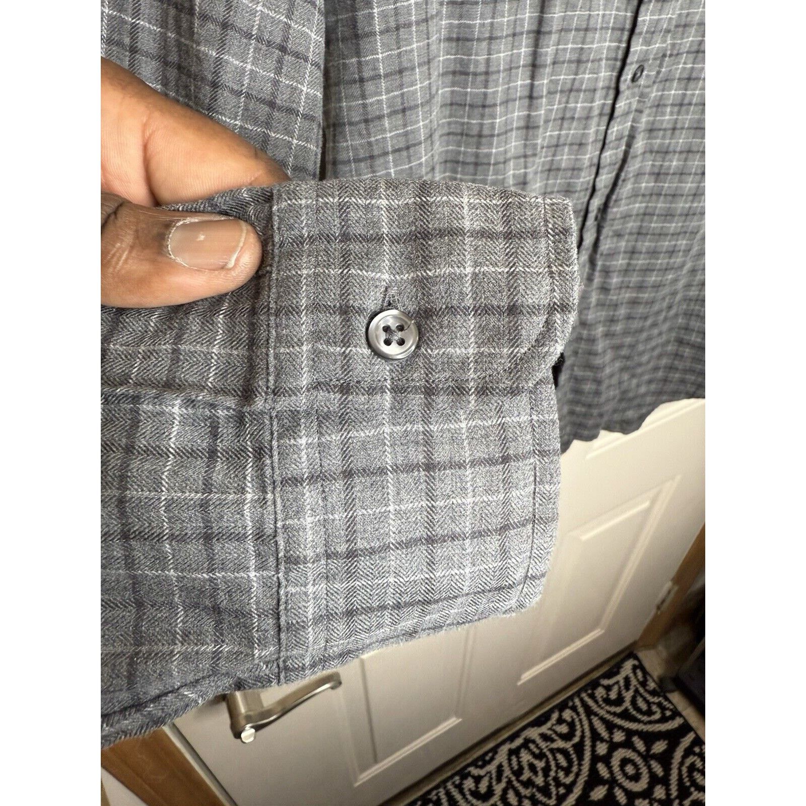 Ralph Lauren Polo Ralph Lauren Button Down Shirt Gray Men’s Large Plaid Size US L / EU 52-54 / 3 - 5 Thumbnail