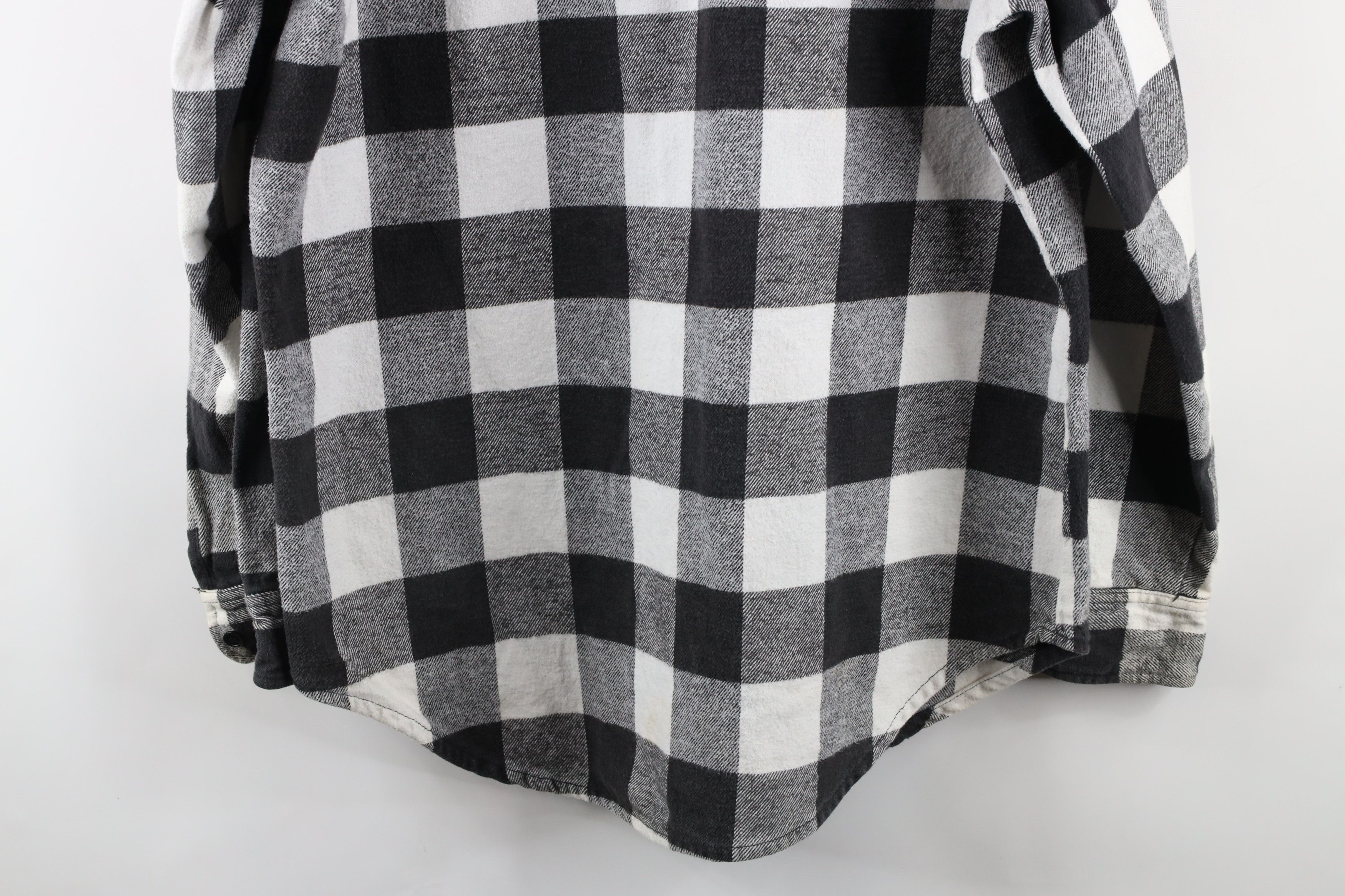 Dickies × Vintage Vintage 90s Dickies Heavyweight Flannel Button Shirt Plaid Size US L / EU 52-54 / 3 - 15 Thumbnail