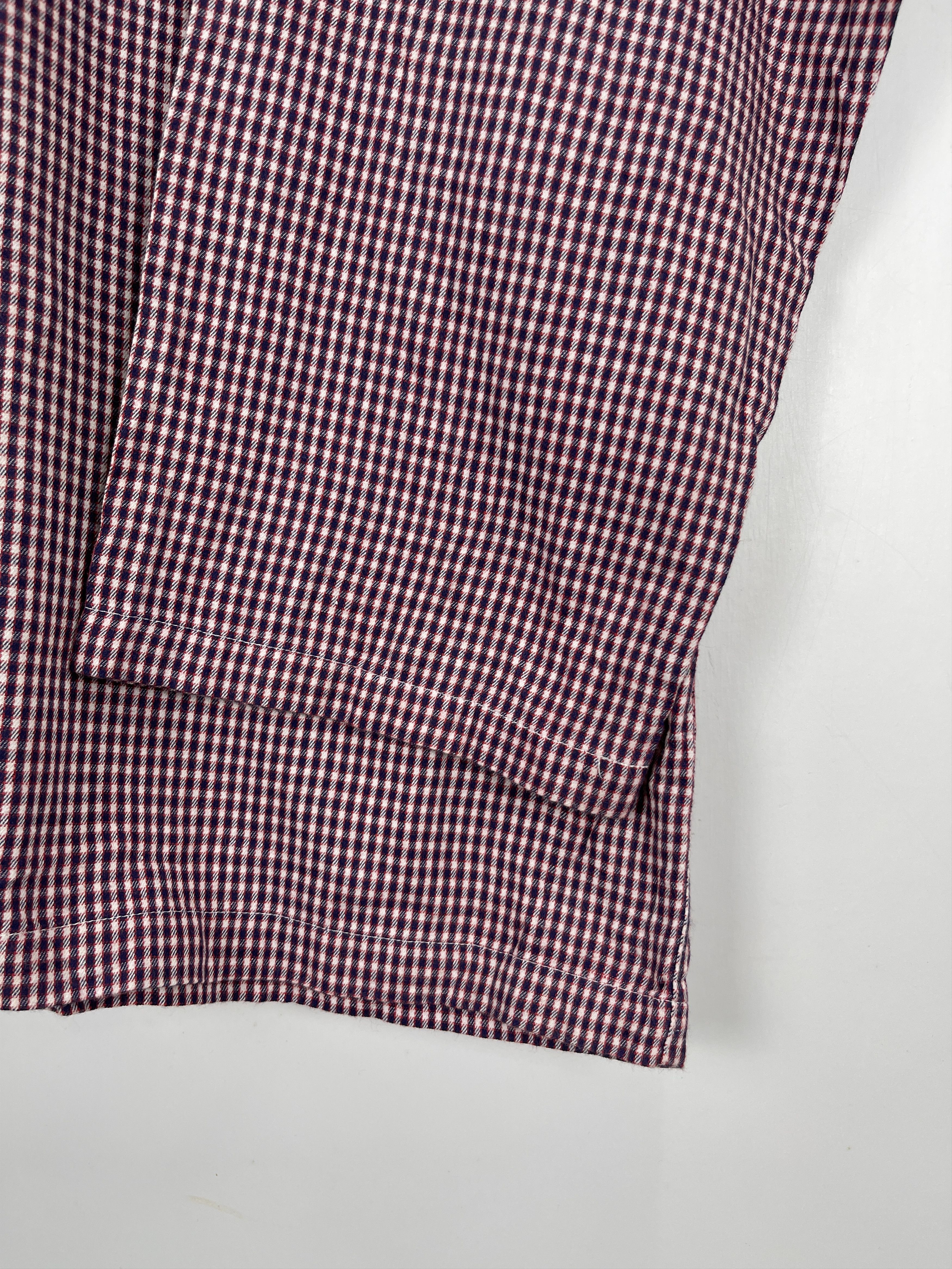 Pierre Balmain × Vintage Vintage Pierre Balmain Checkered Button Up Shirt TA0407 Size US L / EU 52-54 / 3 - 6 Thumbnail