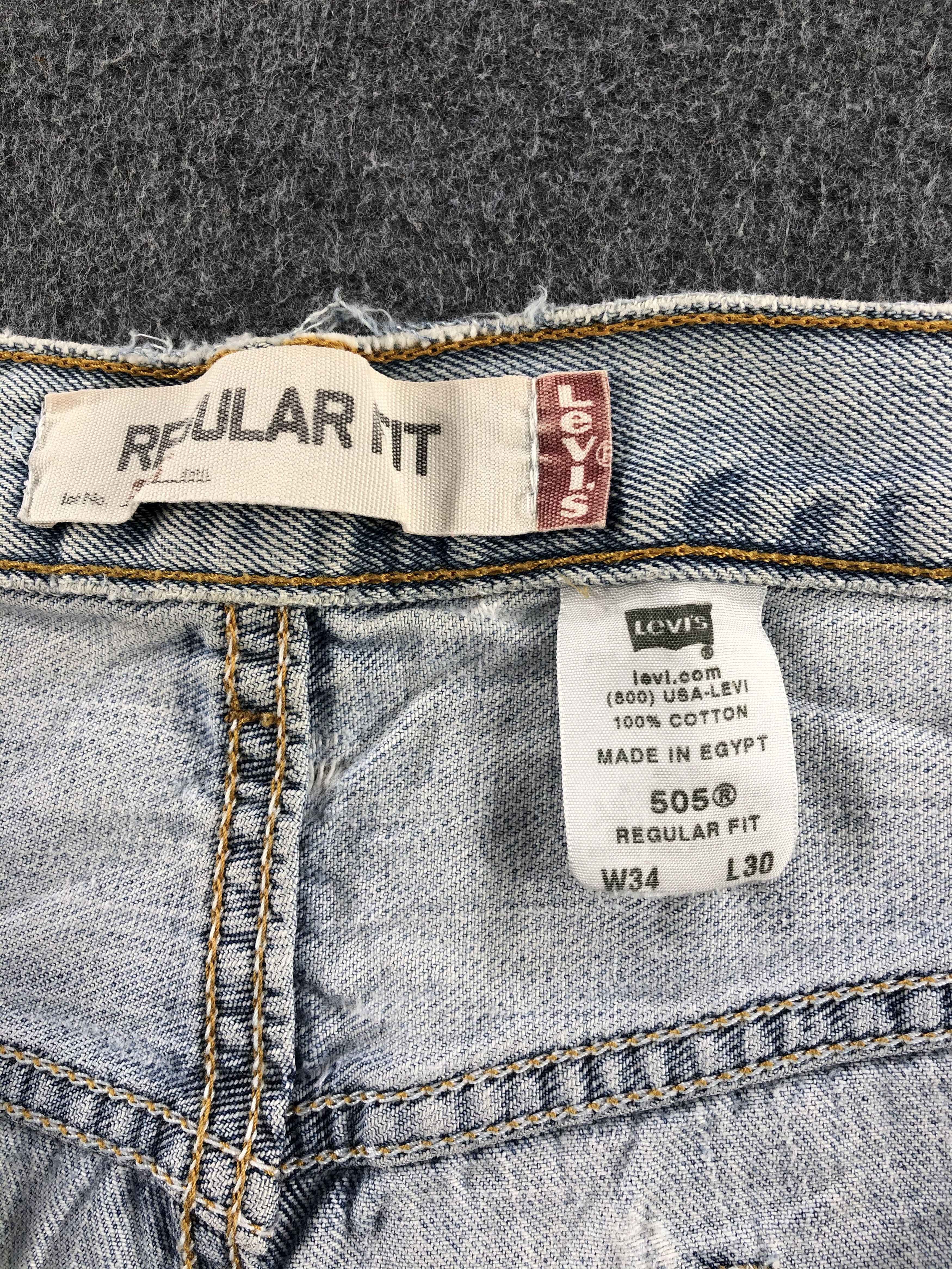 Levi's Vintage Light Wash Levis 505 Jeans-J1210 Size US 34 / EU 50 - 10 Thumbnail