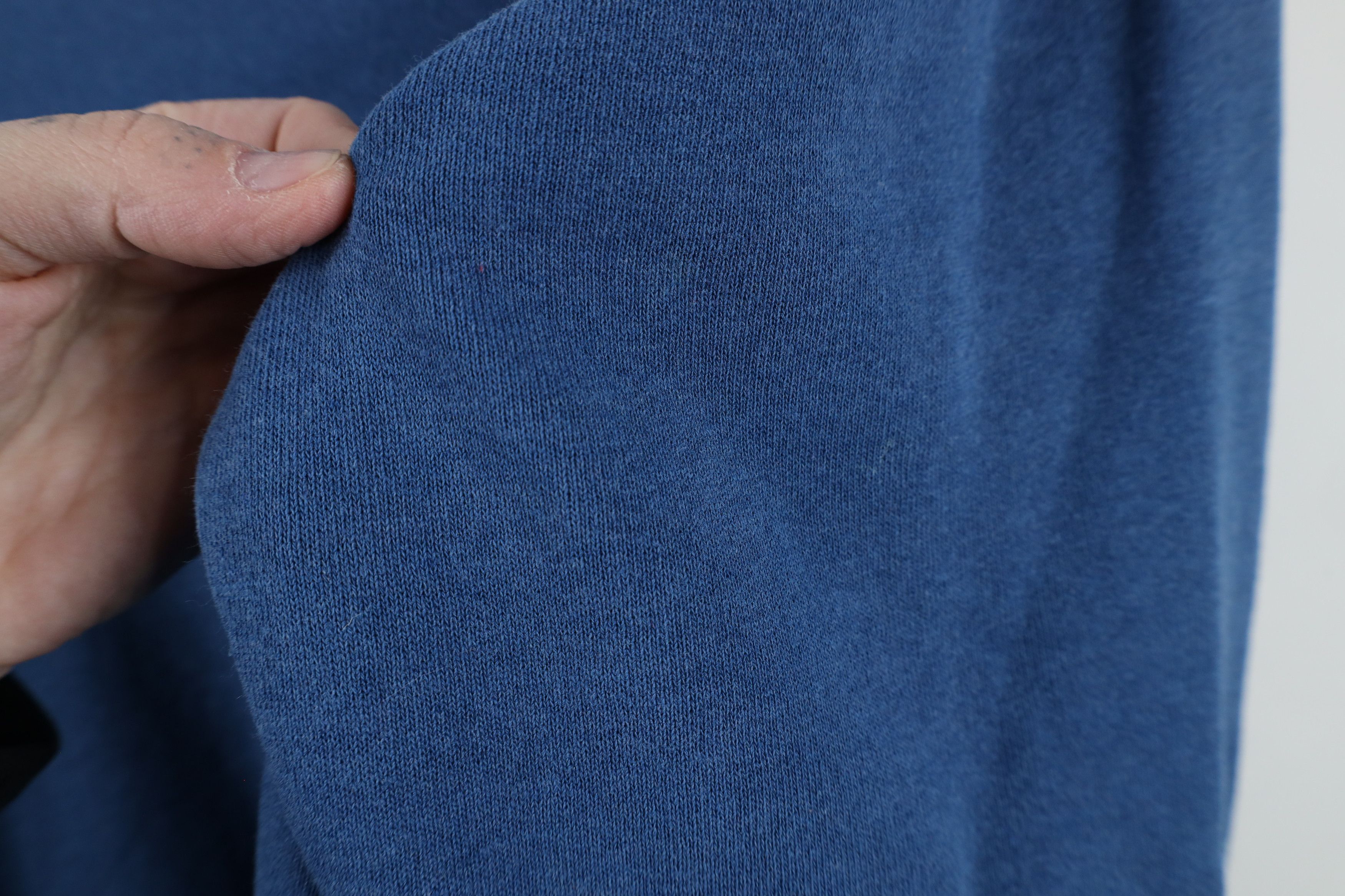 Vintage Vintage 90s Bike Blank Crewneck Sweatshirt Blue USA Size US M / EU 48-50 / 2 - 7 Thumbnail