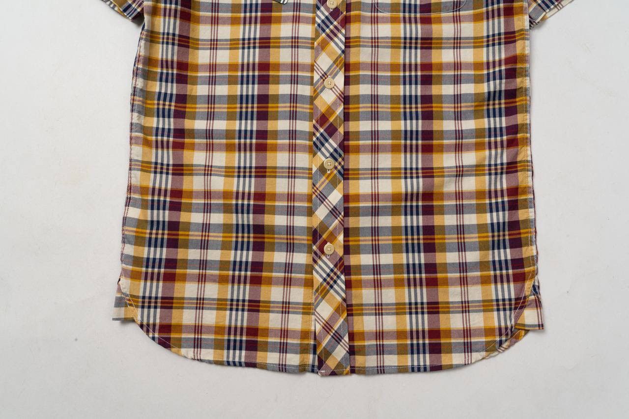 Fred Perry 🔵 FRED PERRY Short Sleeve Cotton Madras Check Shirt Size US XS / EU 42 / 0 - 4 Thumbnail