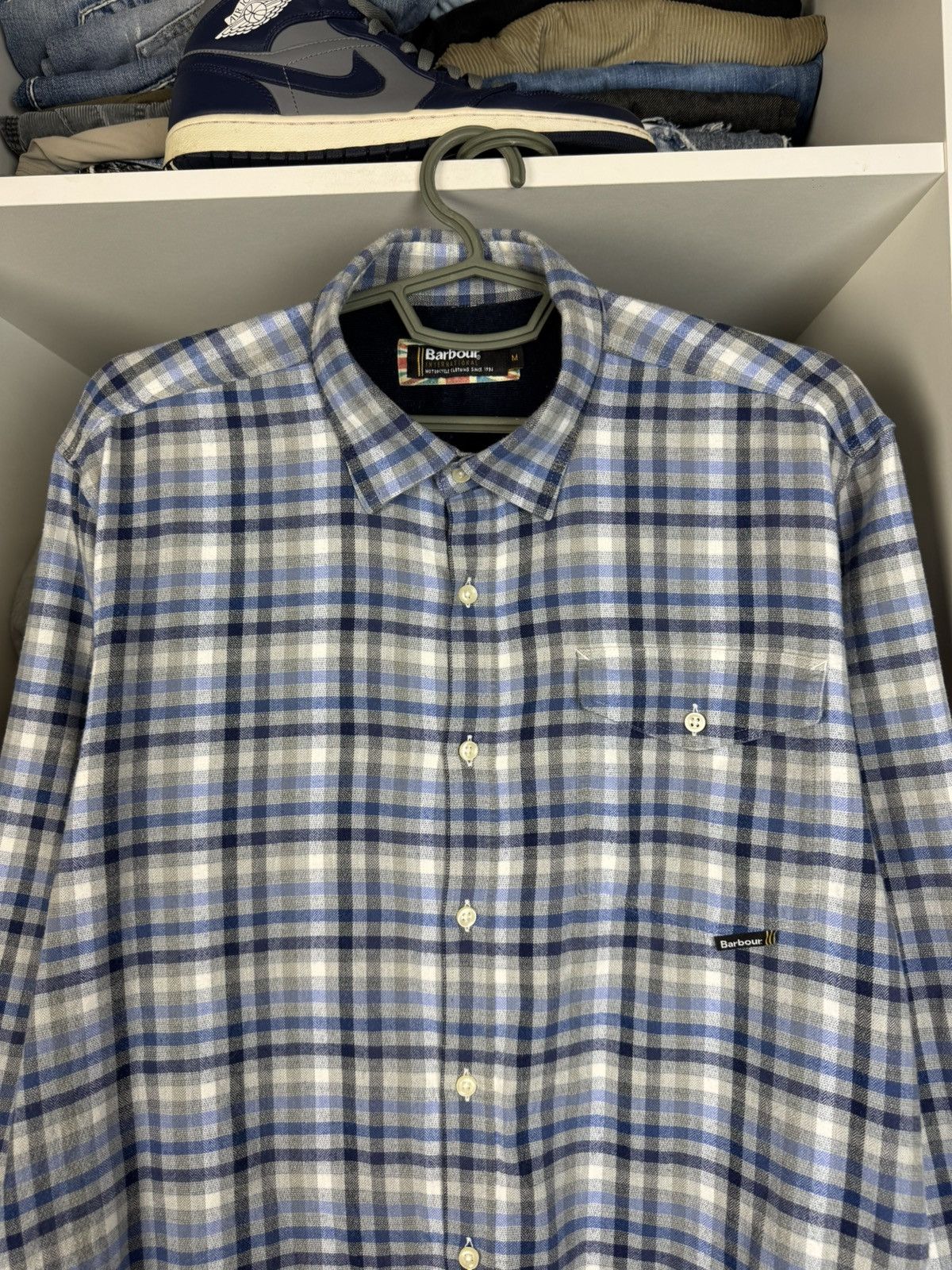 Barbour Barbour International Men's Check Shirt Long Sleeve Plaid Size US M / EU 48-50 / 2 - 2 Thumbnail