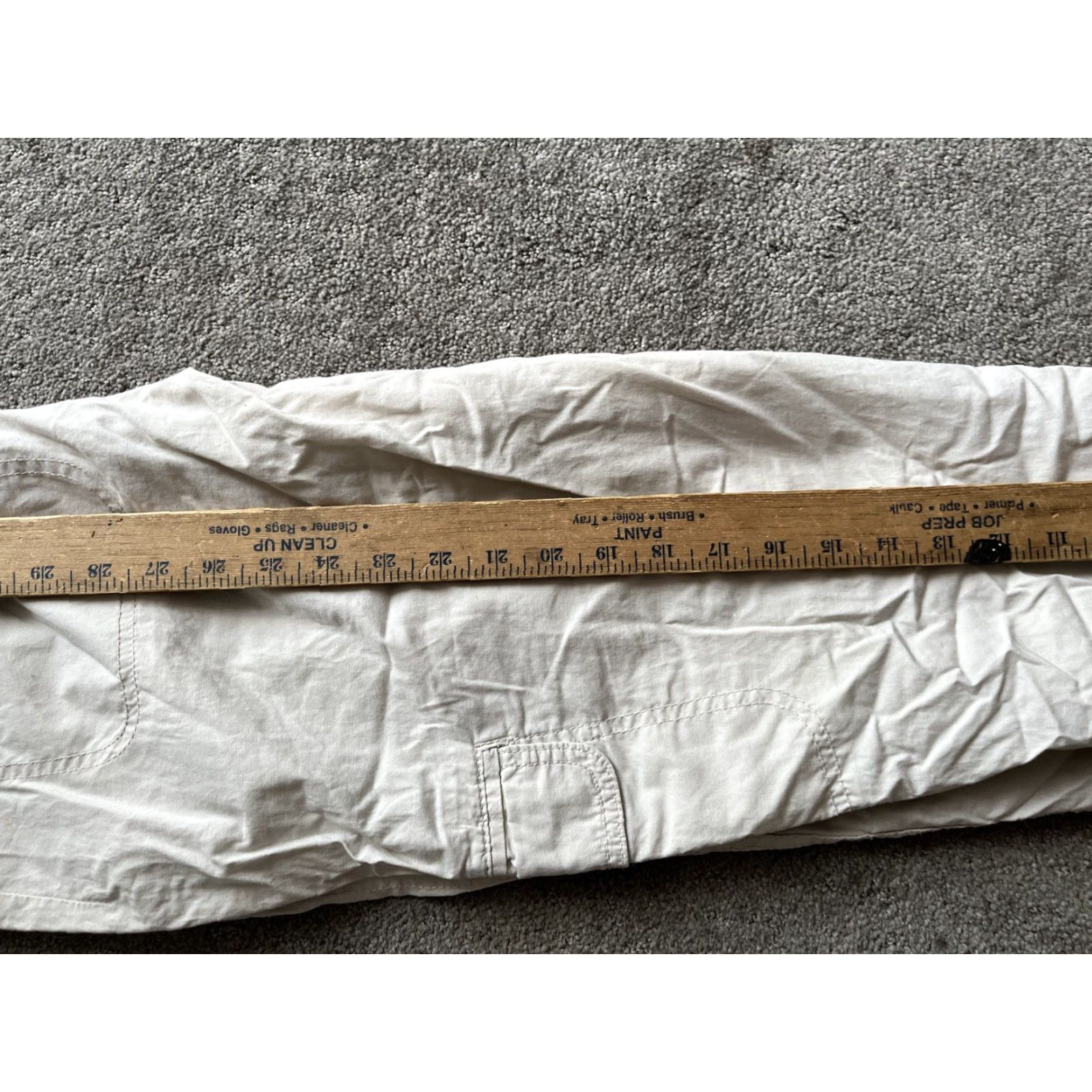 Liz Claiborne Liz Claiborne Pants - Womens Sz 6 Flat Front Straight Leg Chino Beige Cotton Blend Slacks Size 28" / US 6 / IT 42 - 7 Thumbnail
