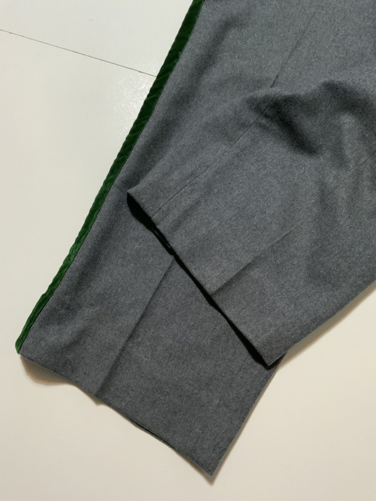 Vintage Vintage 1950s 60s Sy Devore Hollywood Wool Velvet Trim Pants Size US 36 / EU 52 - 6 Thumbnail