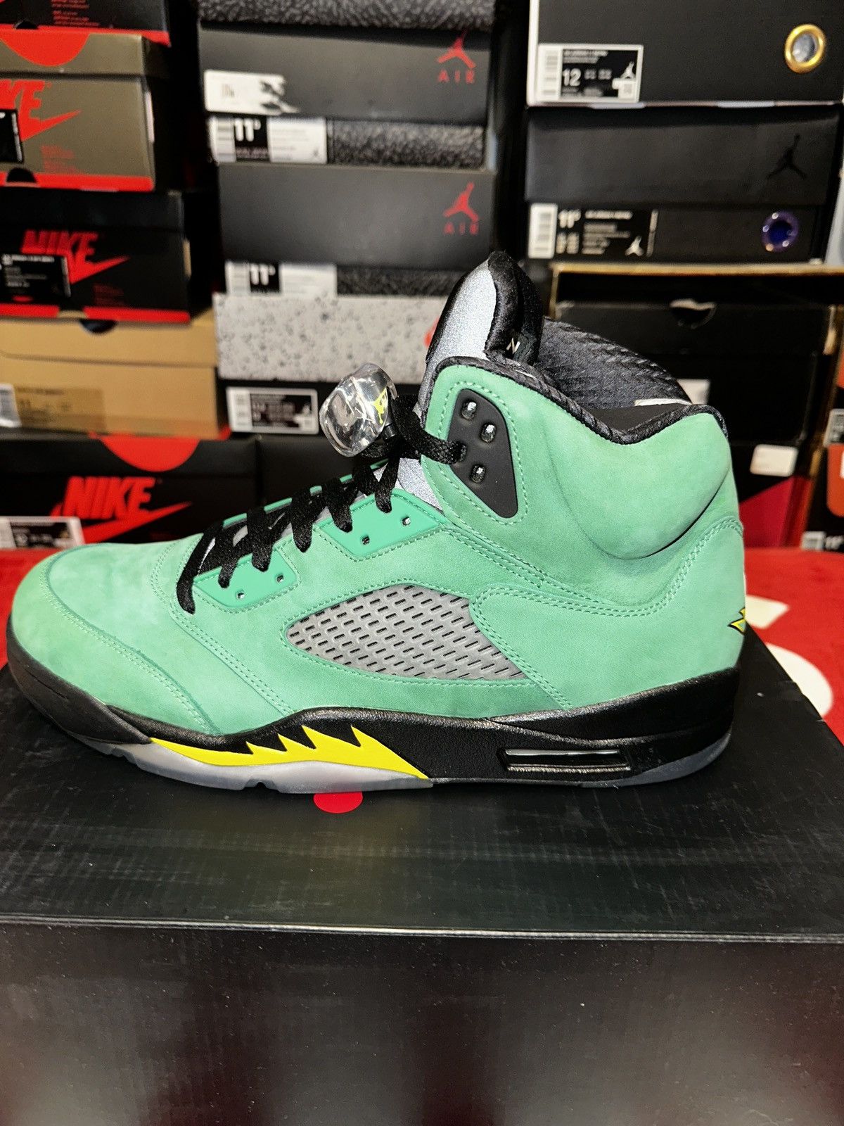 Nike Air Jordan 5 “Oregon Duck PE” Sample 2013 Size US 11.5 / EU 44-45 - 11 Thumbnail