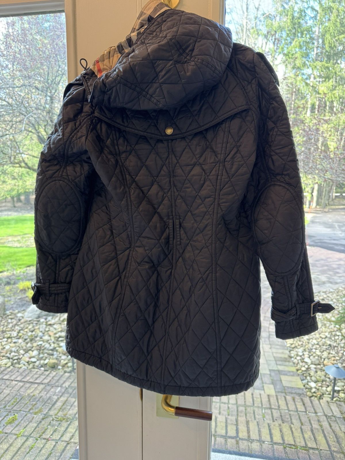 Burberry Quilted Hooded Jacket Size M / US 6-8 / IT 42-44 - 6 Thumbnail