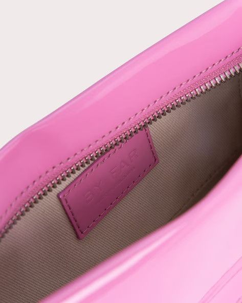 By Far o1mle0824 Size :OS/Dulce Patent Leather Shoulder Bag in Pink Size ONE SIZE - 3 Thumbnail