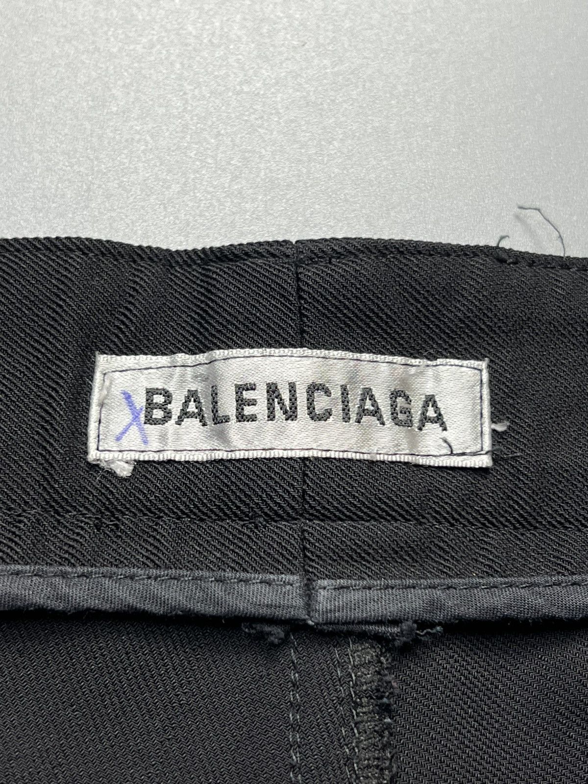 Balenciaga Balenciaga - SS/20 Flared Wool Trousers - Pants Size 26" / US 2 / IT 38 - 10 Thumbnail