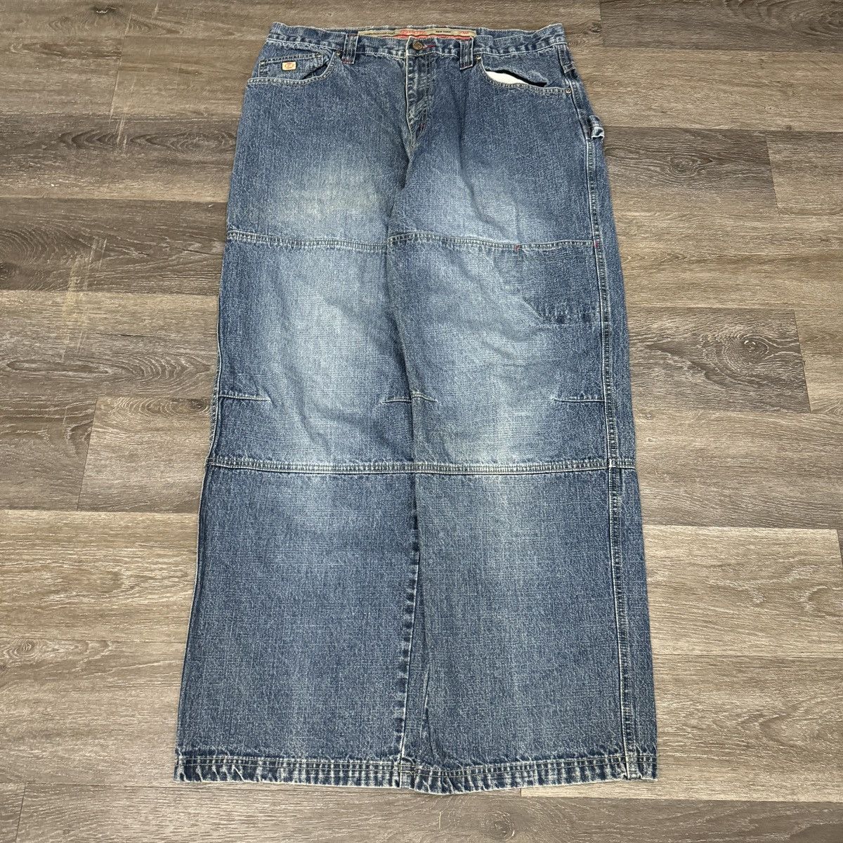 JNCO × Vintage Vintage Y2K 212NYC baggy wide leg double knee jeans Size US 38 / EU 54 - 2 Thumbnail