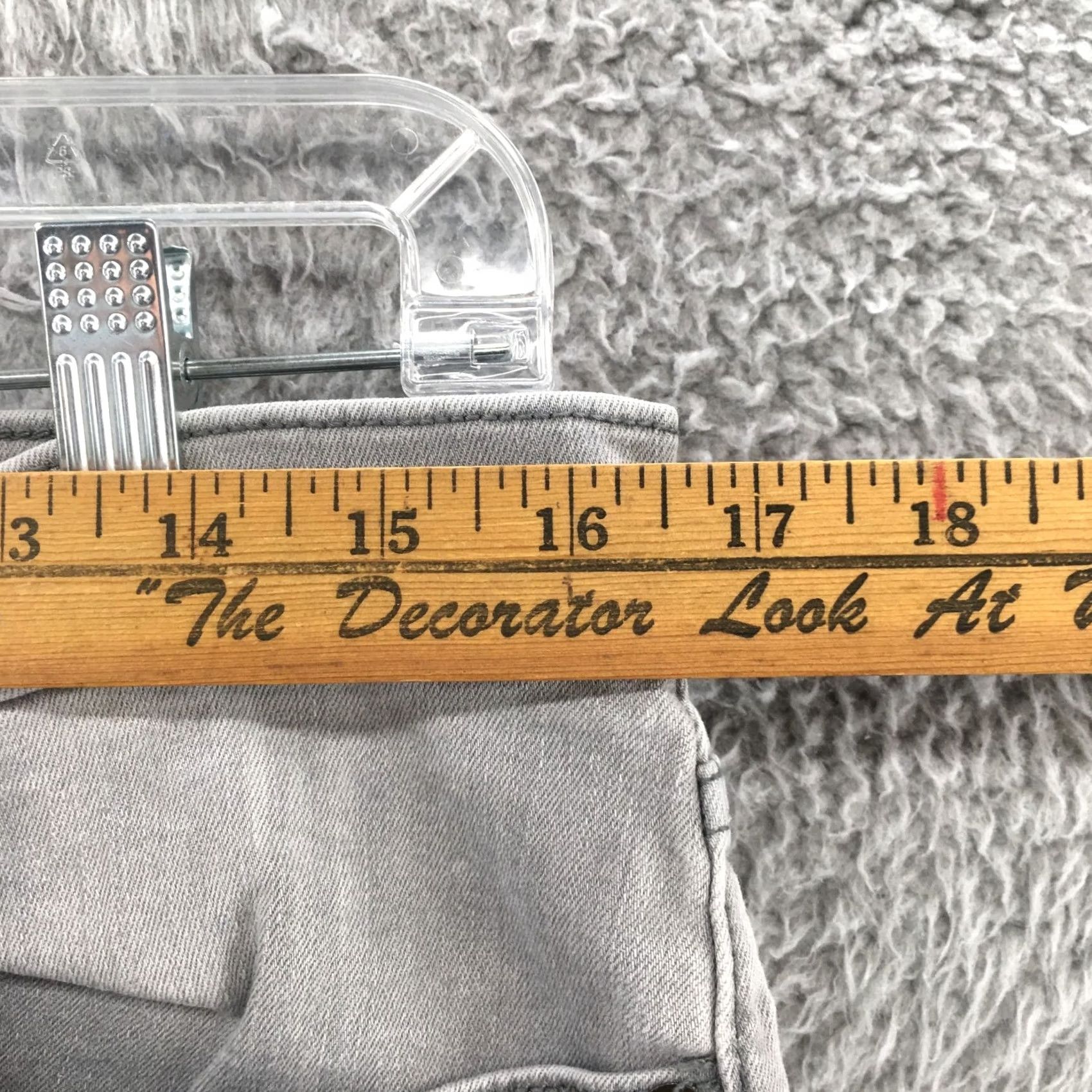Banana Republic Banana Republic Skinny Jeans Womens 32/14 Gray Denim Mid Rise Zip Jeans Womens 32 Gray Denim Skinny Mid Rise Zip Size 24" / US 00 / IT 34 - 5 Thumbnail