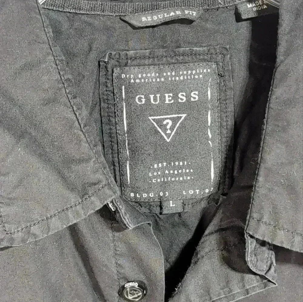 Guess Guess Logan Button down Black Men's Shirt sz Large Size US L / EU 52-54 / 3 - 2 Thumbnail