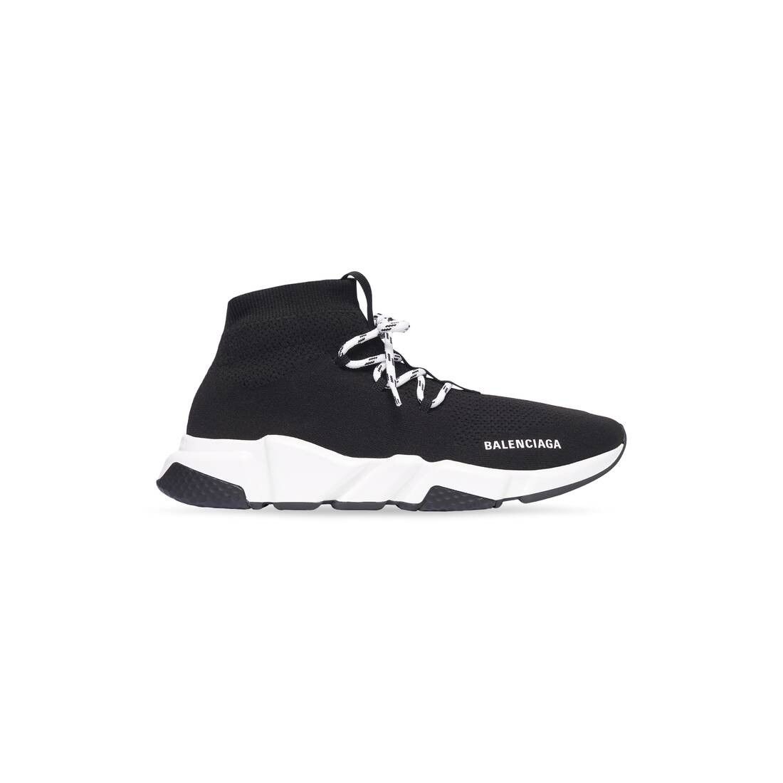 Balenciaga o1la1rc1a1225 Speed Lace-up Sneakers in Black Size US 7 / IT 37 - 1 Thumbnail