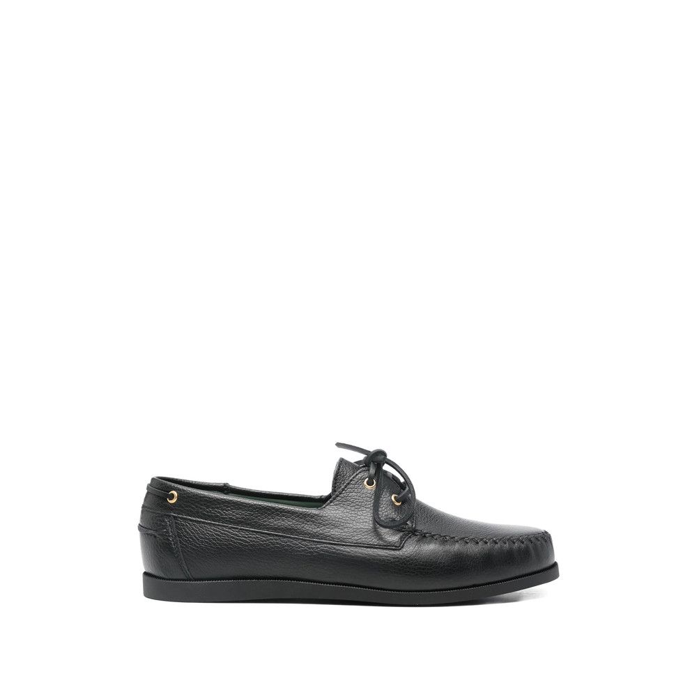 Vinny's BLACK Boat Shoes