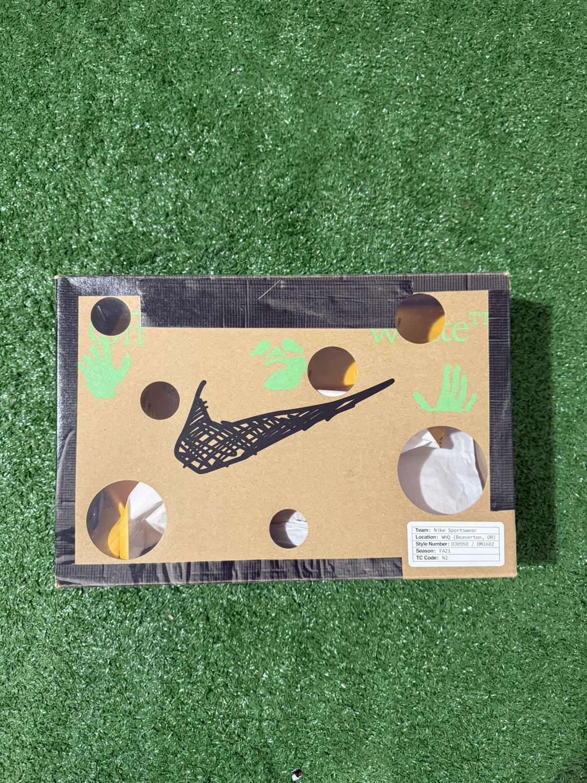 Nike Nike Dunk Low “Off-white Lot 5” Size US 13 / EU 46 - 7 Thumbnail