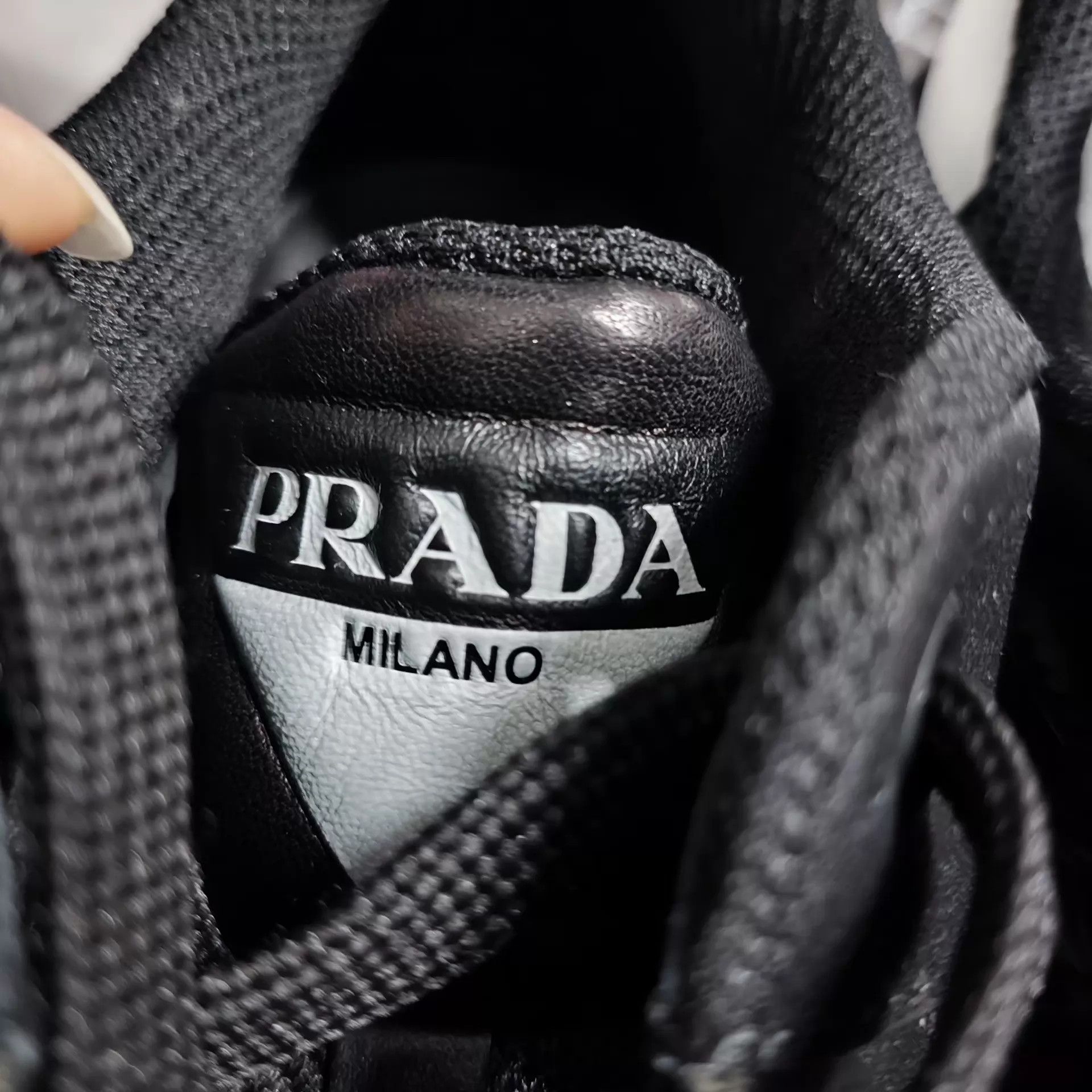 Prada Prada black sneakers US 5 99 New Size US 5 / IT 35 - 2 Thumbnail