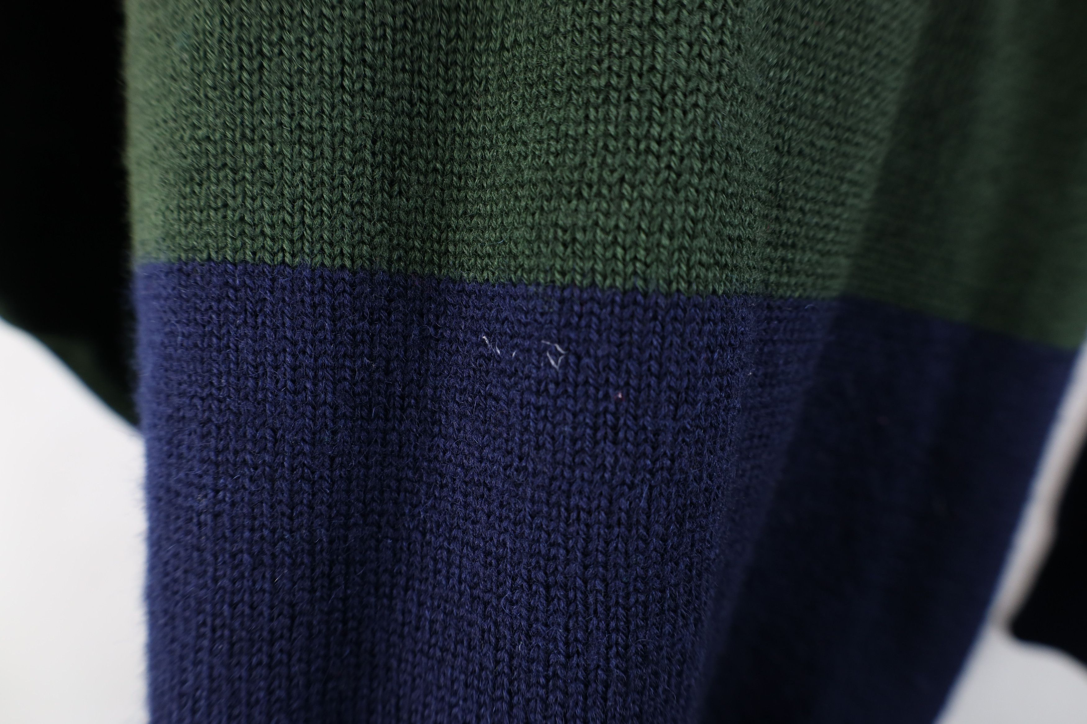 Vintage Vintage 90s Streetwear Wool Cable Knit Crewneck Sweater Size US M / EU 48-50 / 2 - 8 Thumbnail
