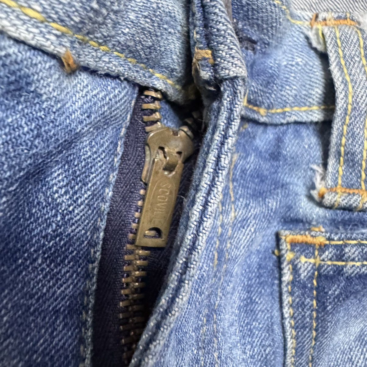 Vintage Vintage X-West Canton Denim Bell Bottom Jeans Size US 30 / EU 46 - 14 Thumbnail