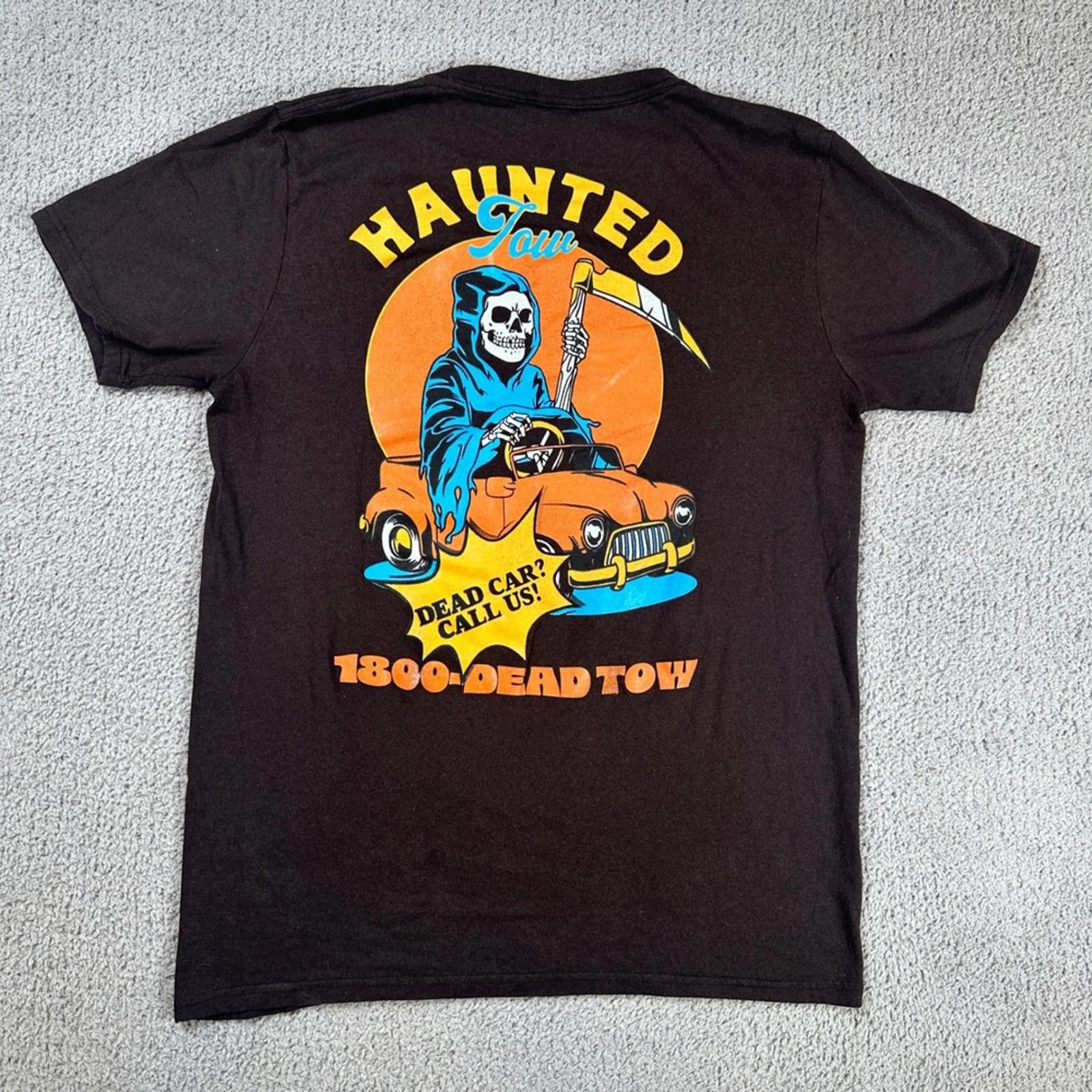Other Return to Sender Haunted Tow Grim Reaper Car T Shirt Mens L Size US L / EU 52-54 / 3 - 1 Thumbnail