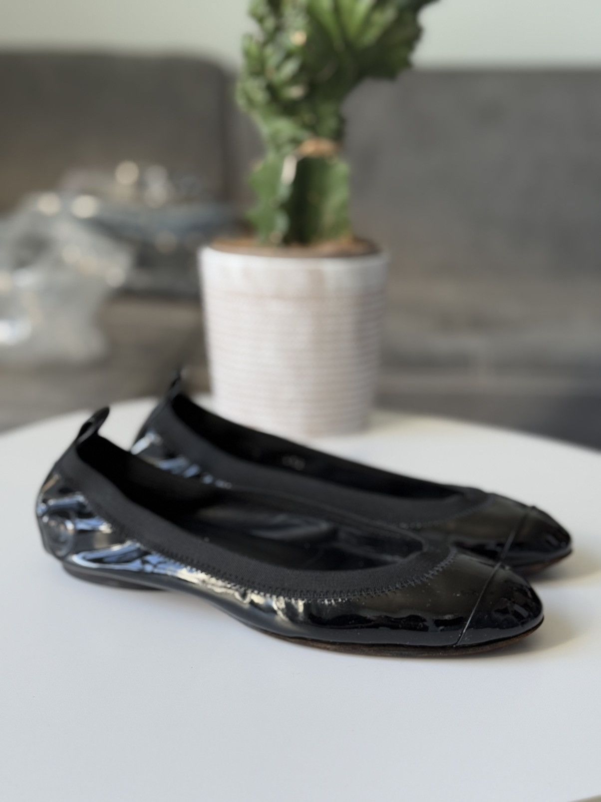 Chanel Chanel Logo Ballet Flats Size US 6.5 / IT 36.5 - 1 Thumbnail