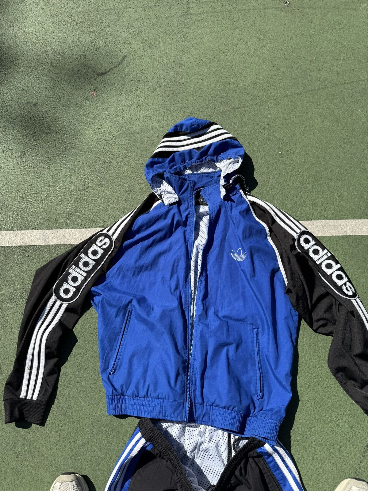 Adidas Vintage adidas track suit Size US L / EU 52-54 / 3 - 6 Thumbnail