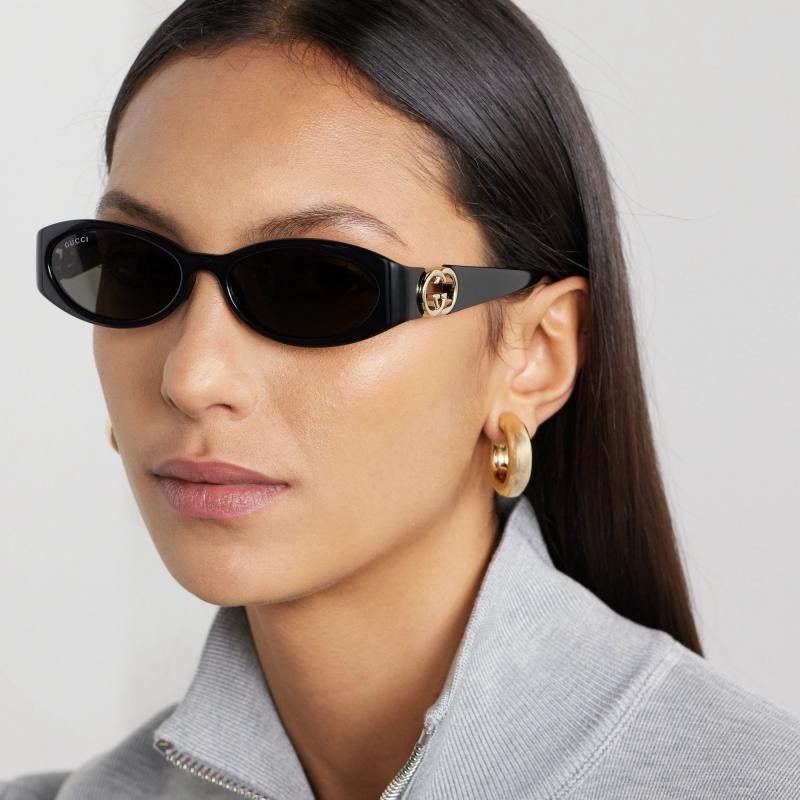 Gucci Gucci Women Sunglasses Oval GG1660S 001 BRAND NEW Size ONE SIZE - 11 Thumbnail