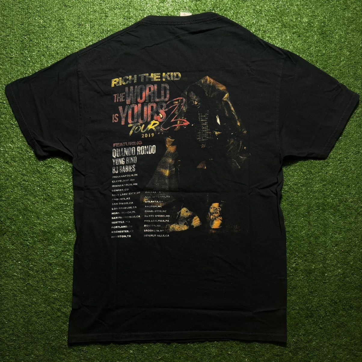 Rap Tees RICH THE KID “ THE WORLD IS YOURS 2 TOUR “ FRUIT OF THE ROOM Size US M / EU 48-50 / 2 - 2 Thumbnail