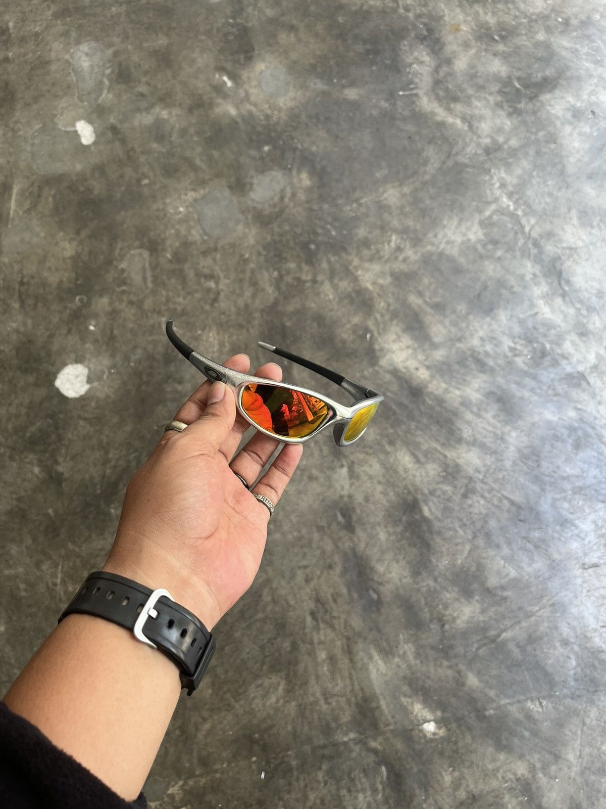 Oakley OAKLEY New Straight Jacket 'Blue' SUNGLASSES | Grailed