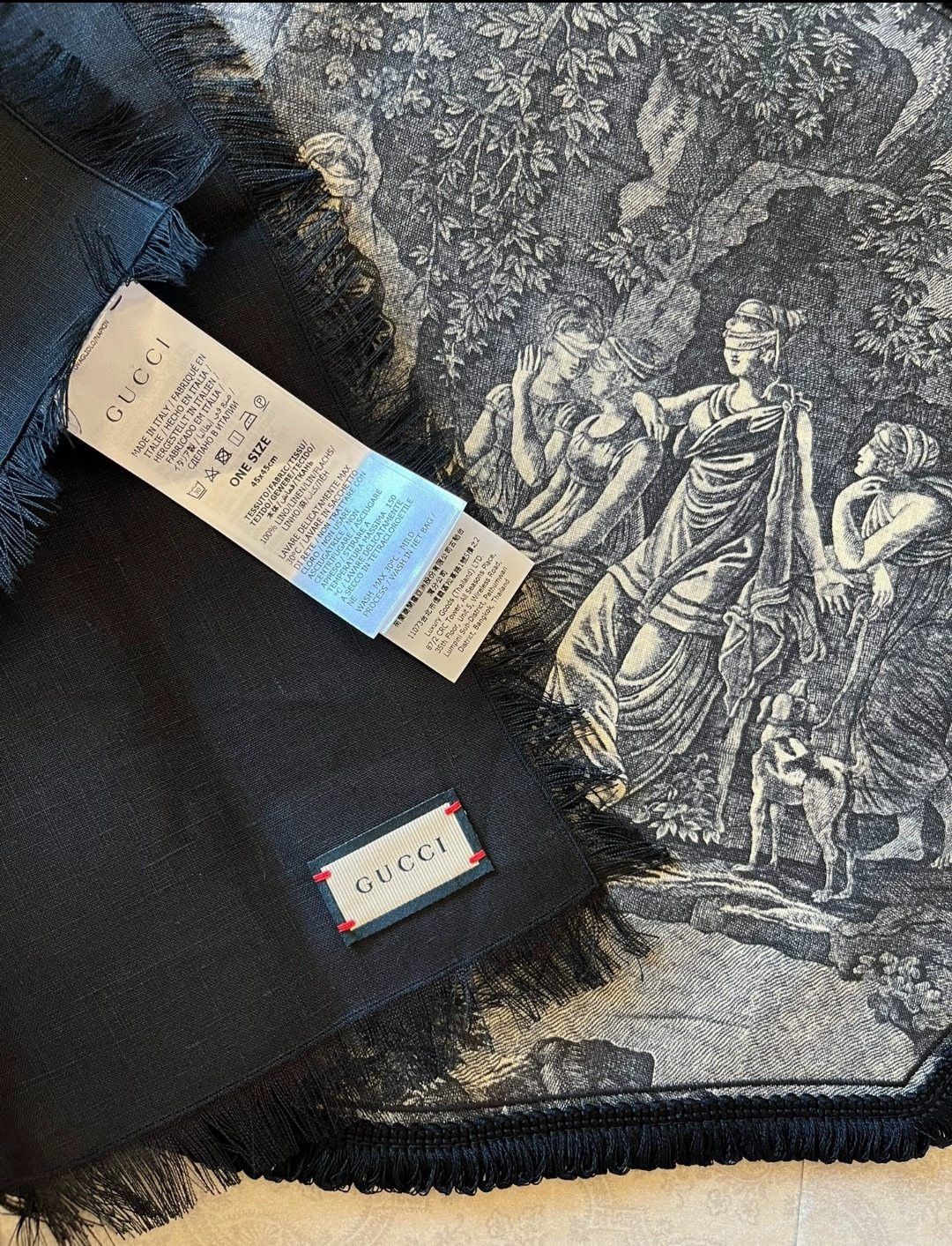 Gucci Gucci Toile de Jouy placemat and napkin Size ONE SIZE - 2 Thumbnail