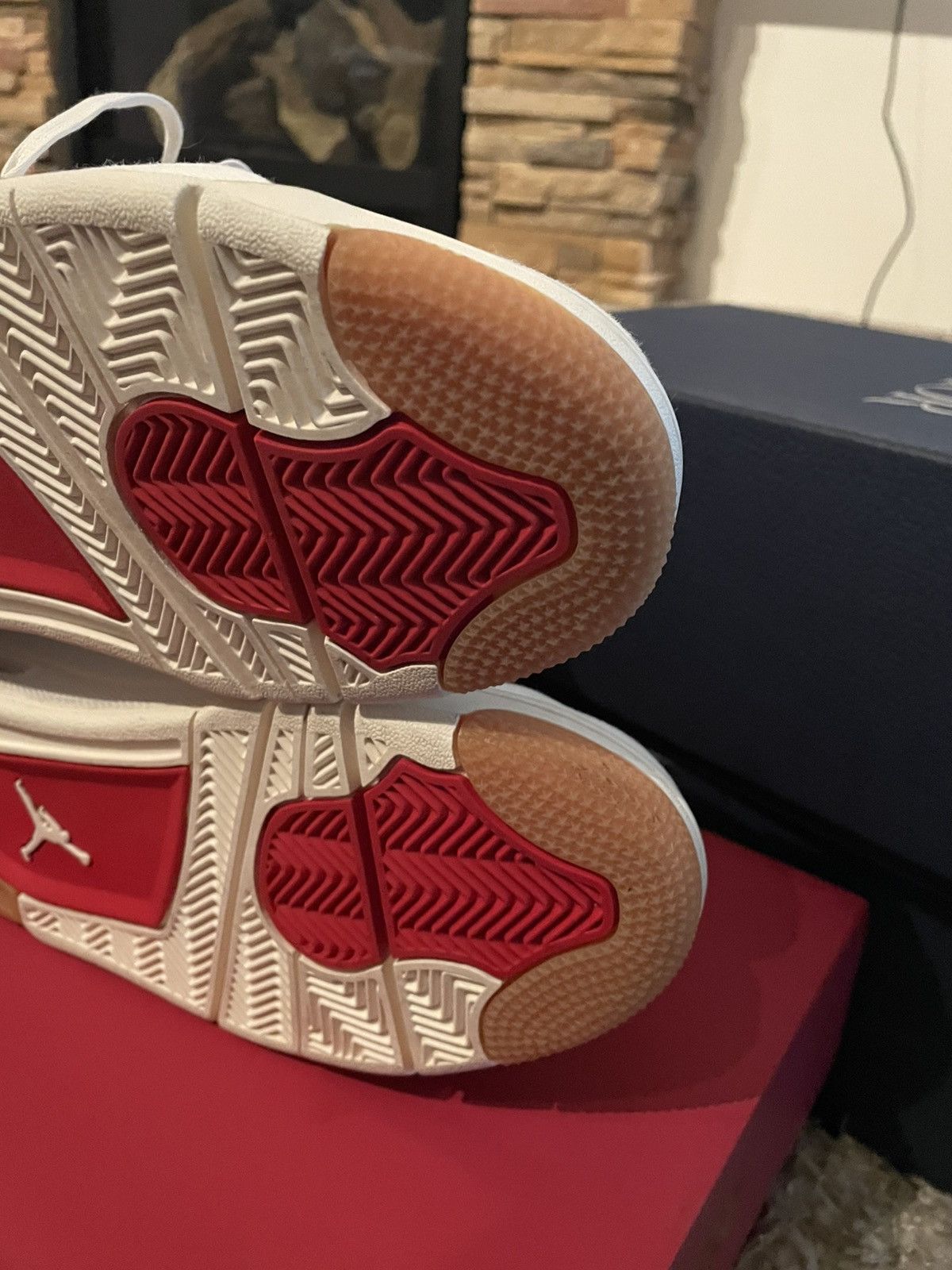 Jordan Brand × Levi's Jordan 4 White Levi Blank Tag sz 9 Size US 9 / EU 42 - 14 Thumbnail