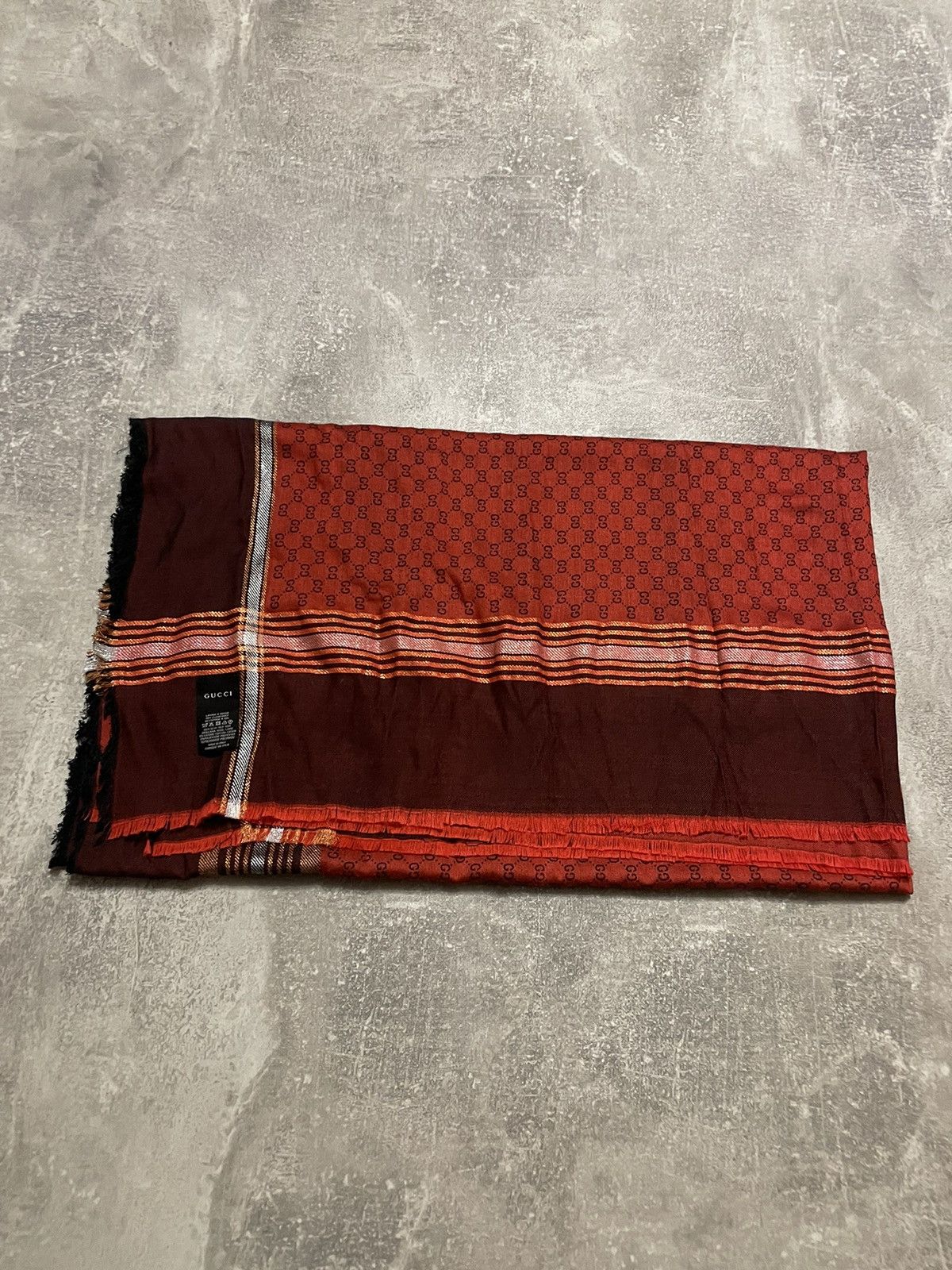 Gucci Gucci Monogram Scarf Shawl Size ONE SIZE - 4 Thumbnail