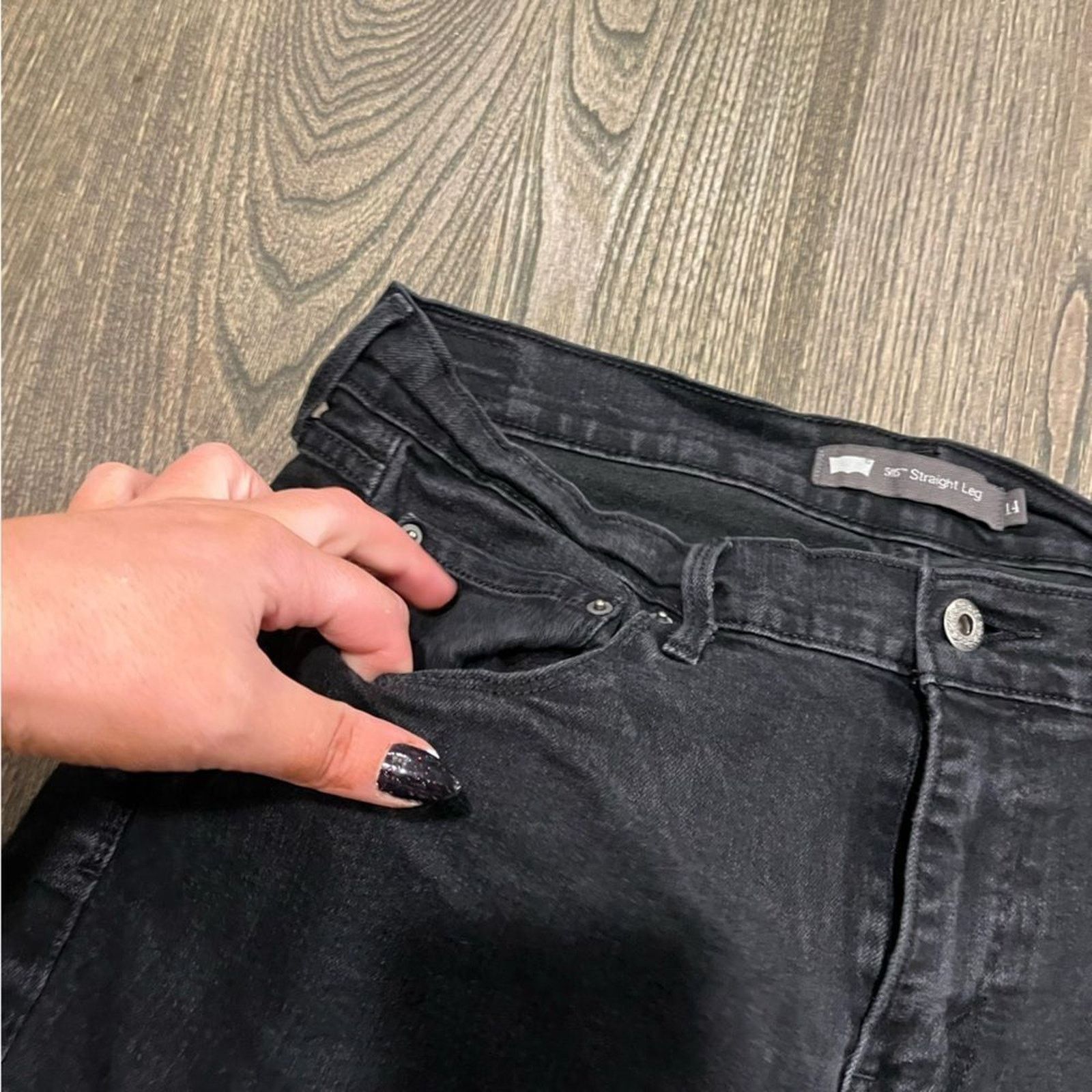 Levi's Levi's 516 Straight Leg Jeans Mid-Rise Denim Stretch Size 36" / US 14 / IT 50 - 4 Thumbnail