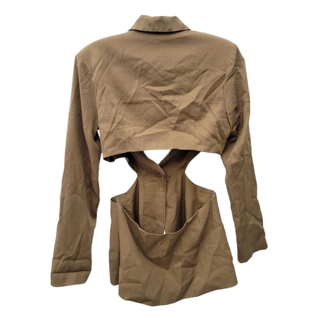 Forever 21 NWT Forever 21 Plunging Cutout Buttoned Blazer in Cigar Size S / US 4 / IT 40 - 8 Thumbnail