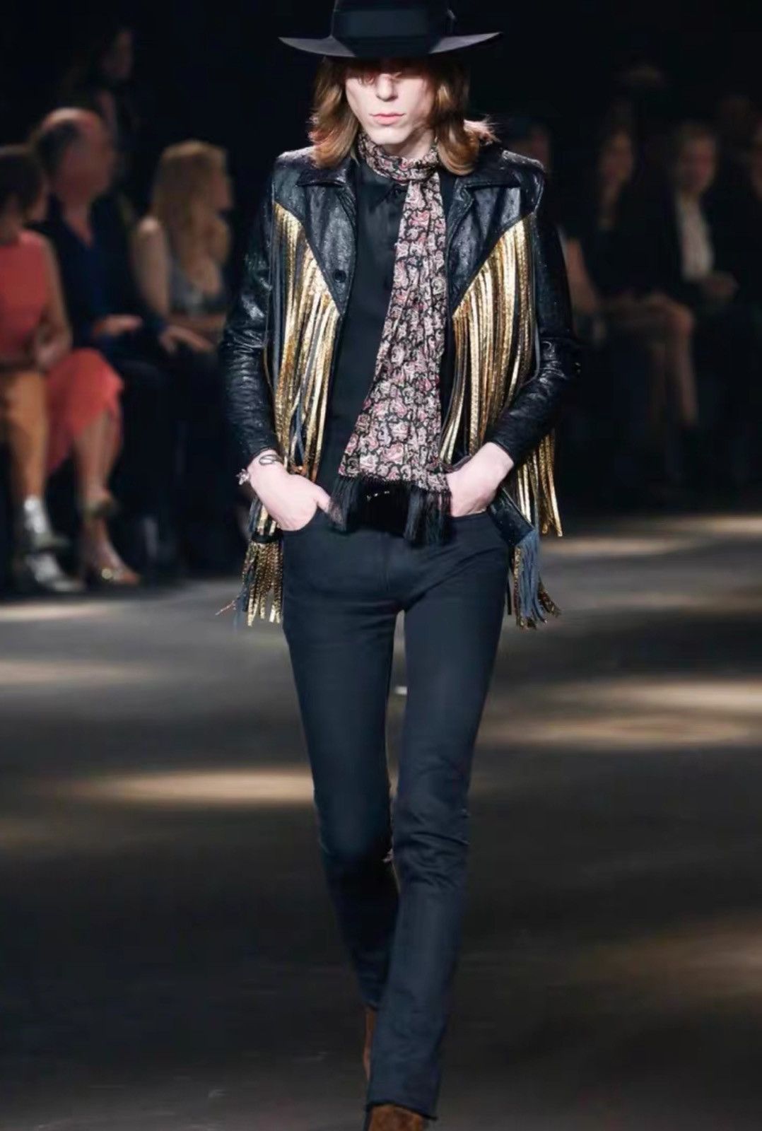Saint Laurent Paris Saint Laurent SLP 2016FW Black Samurai Silk Shirt Size US M / EU 48-50 / 2 - 5 Thumbnail