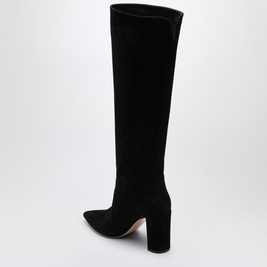 Gianvito Rossi o1d2blof0824 Suede Boots in Black Size US 8 / IT 38 - 4 Thumbnail