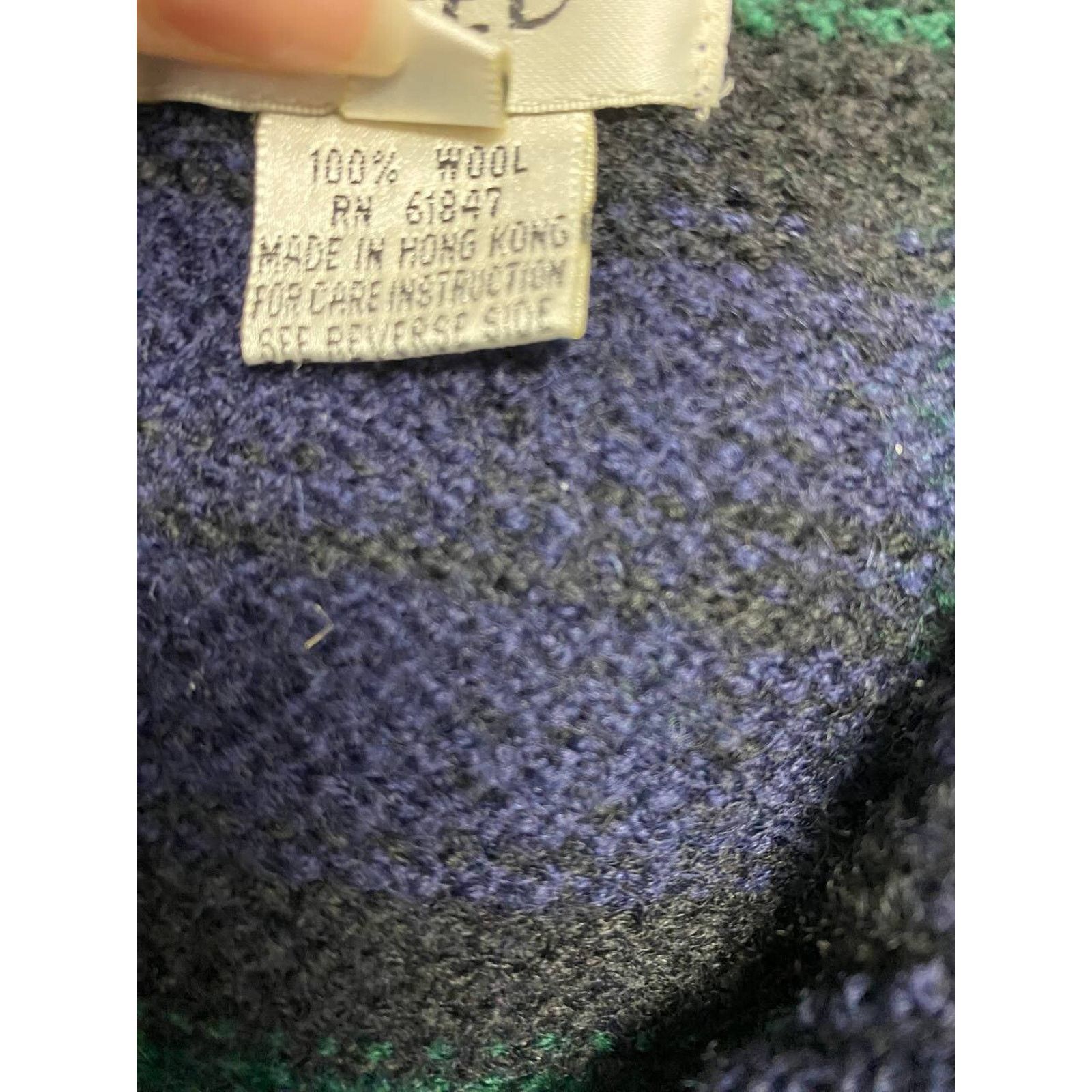 Carrol & Co. CARROLL REED Cardigan Button 100% Wool Green Size L A000691 Size L / US 10 / IT 46 - 5 Thumbnail