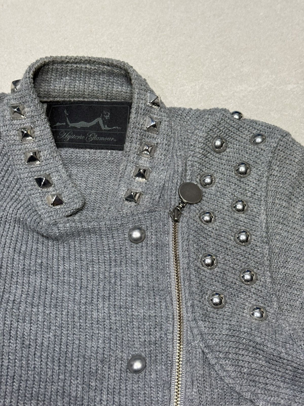 Hysteric Glamour 00s hysteric glamour studded rider jacket Size US S / EU 44-46 / 1 - 5 Thumbnail