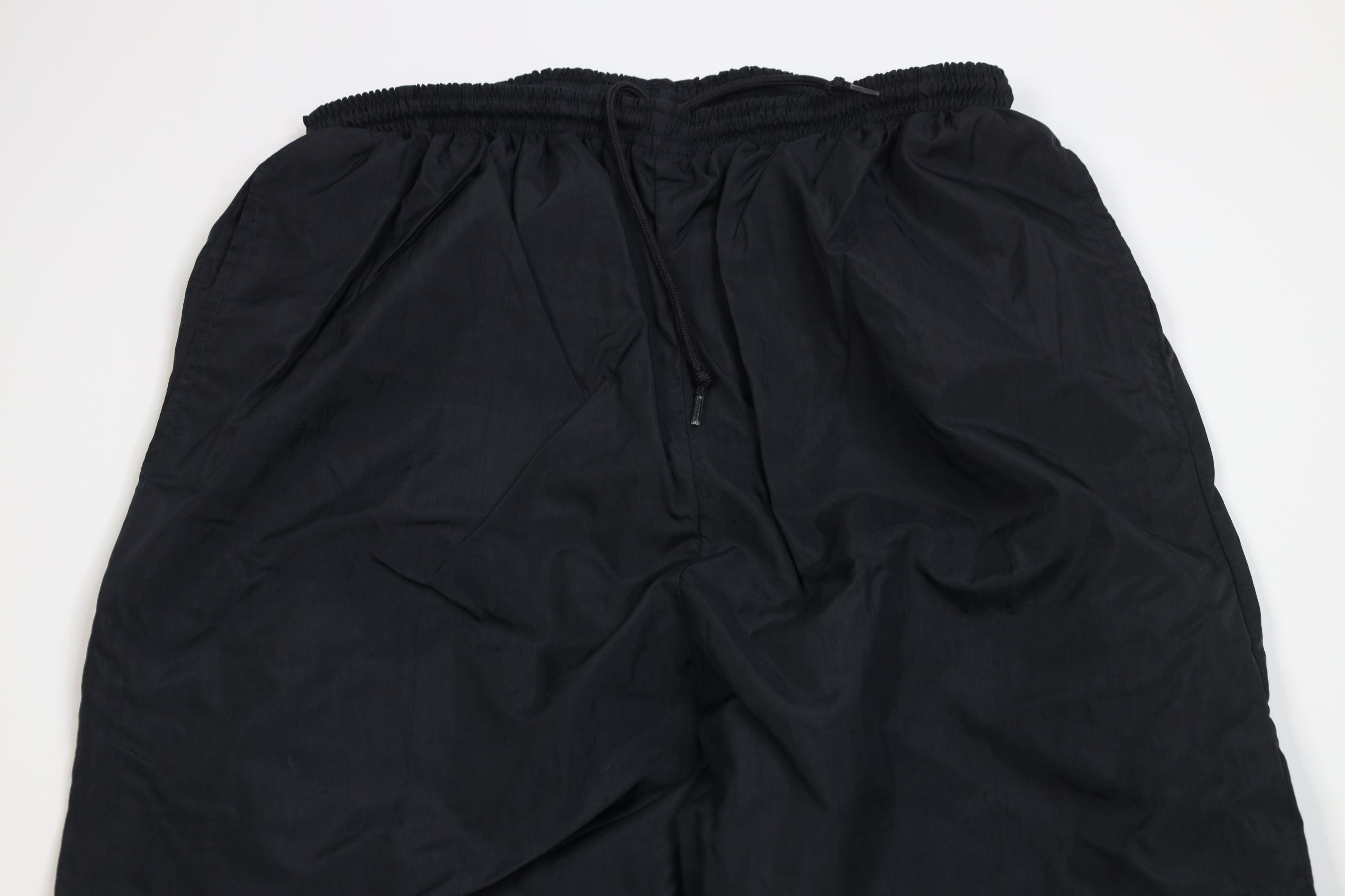 Vintage Vintage 90s Streetwear Blank Windbreaker Joggers Pants Black Size US 36 / EU 52 - 2 Thumbnail