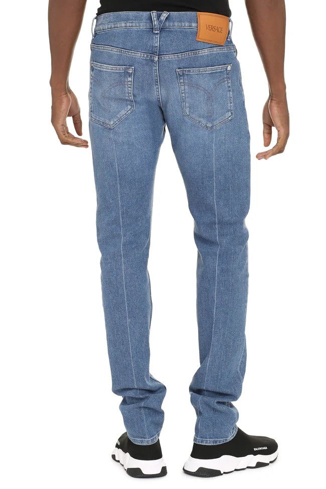 Versace o1y0425 Denim Pant in Blue Size US 31 - 5 Thumbnail