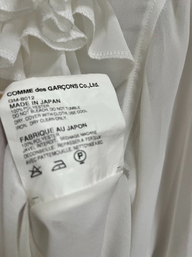 Other Comme Des Garcons Rose Flower White Shirt Size S / US 4 / IT 40 - 5 Thumbnail