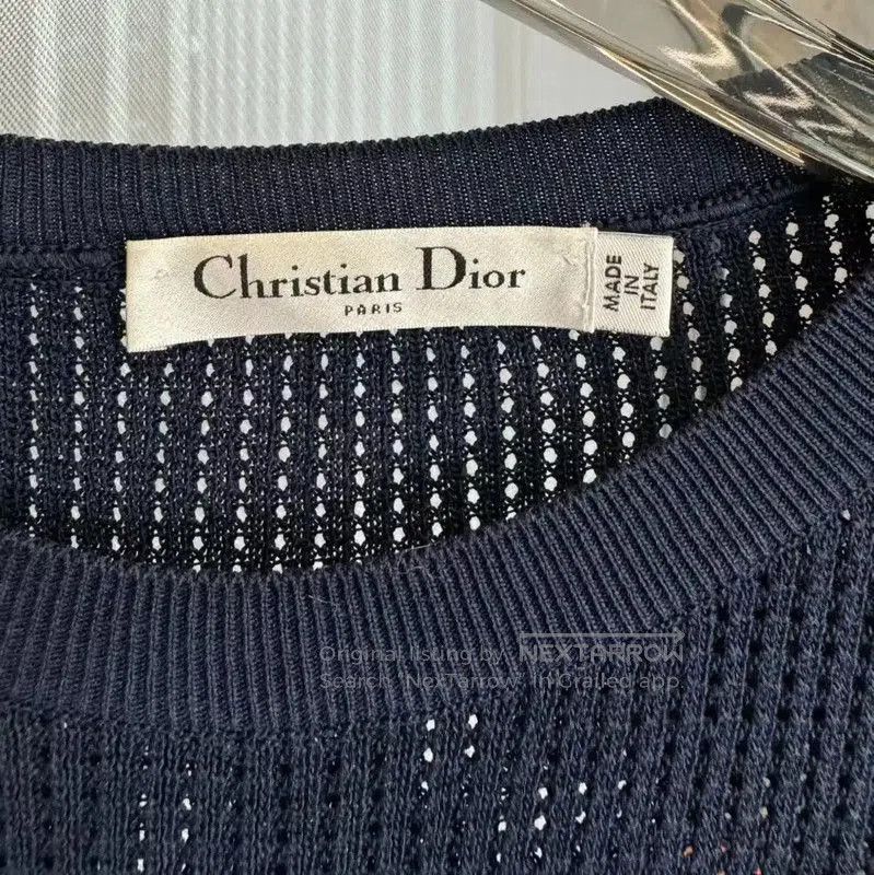 Dior Dior Navy Cotton Ladies T. Size S / US 4 / IT 40 - 3 Thumbnail