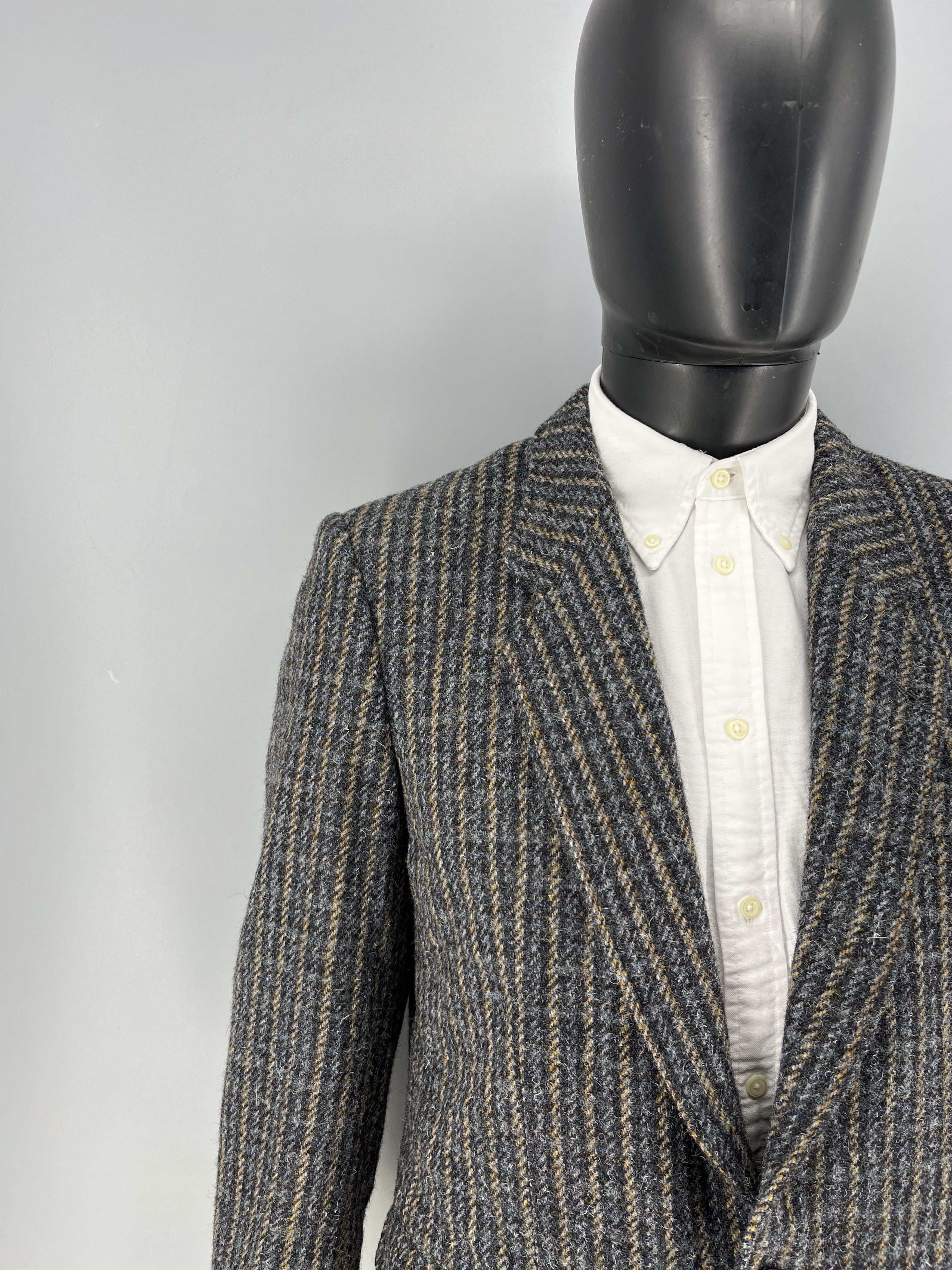 Harris Tweed Men's Harris Tweed Jacket Blazer size S Size 40S - 2 Thumbnail