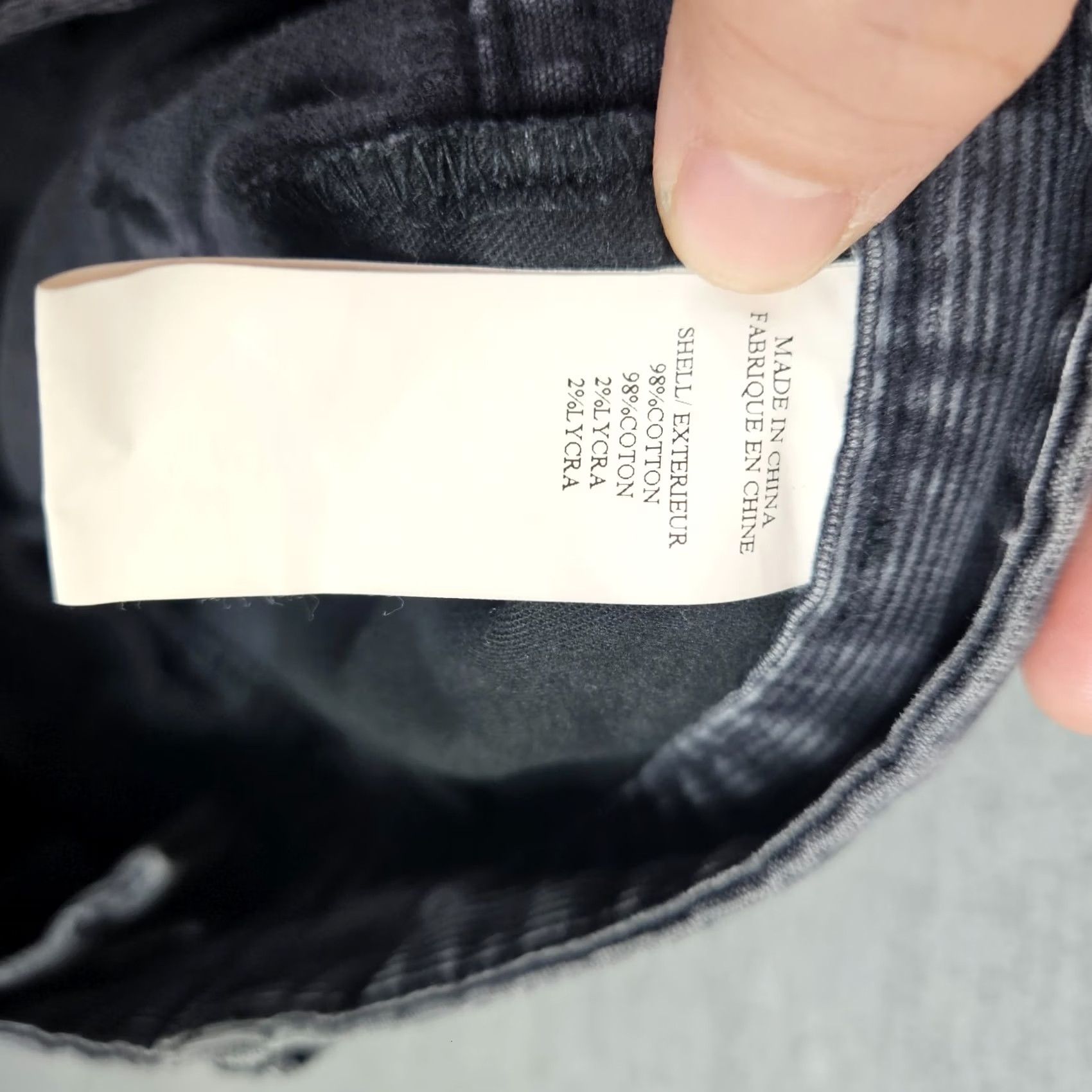 Theory Theory Men’s Gray Corduroy Mid-Rise Straight Jeans Sz 32 Stretch Cotton Denim 5-Pocket Design Regular Slim Button Jeans Size US 32 / EU 48 - 4 Thumbnail