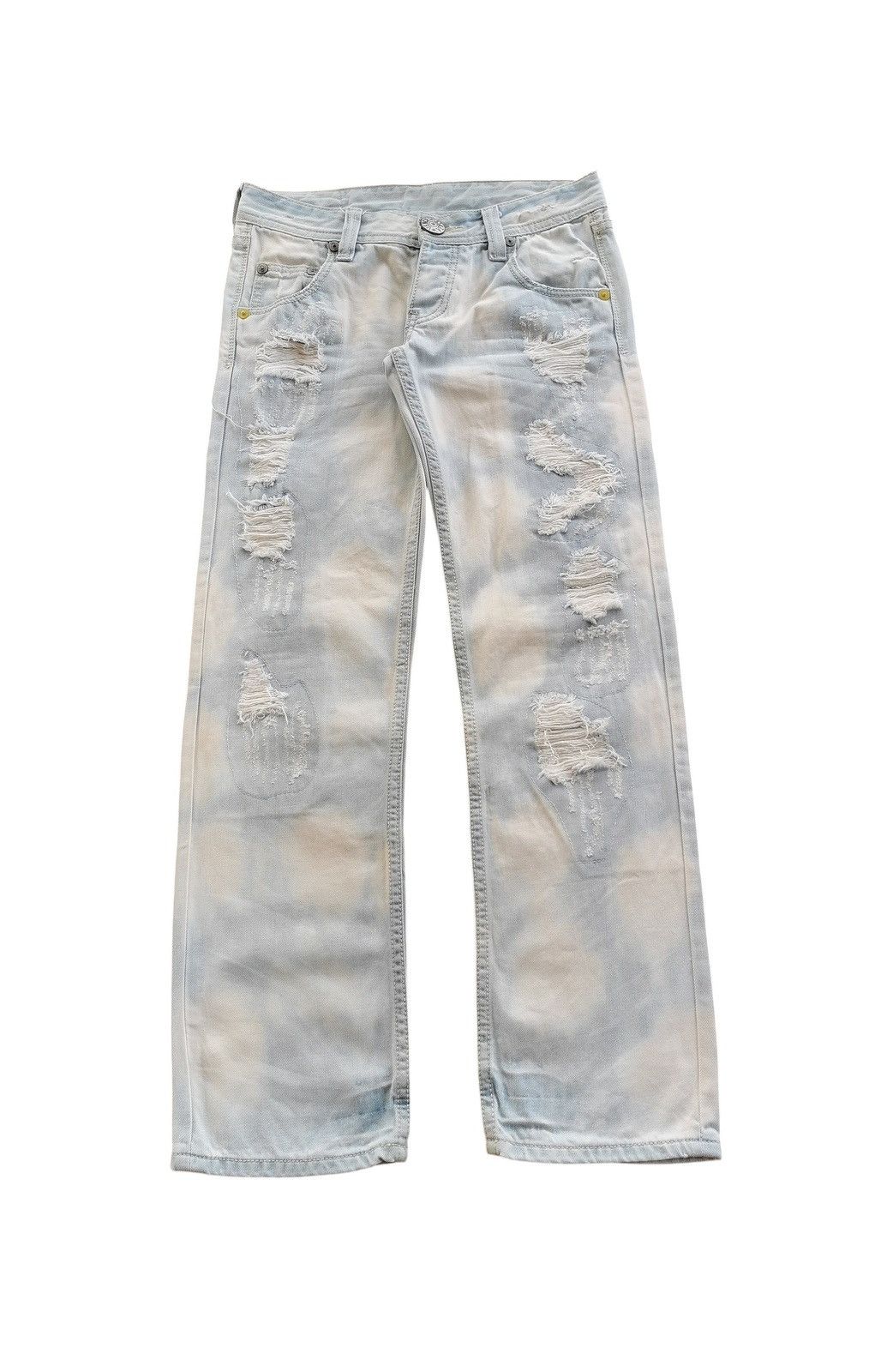 Japanese Brand Vence Distressed Denim Jeans Japanese Brand Size US 31 - 1 Thumbnail