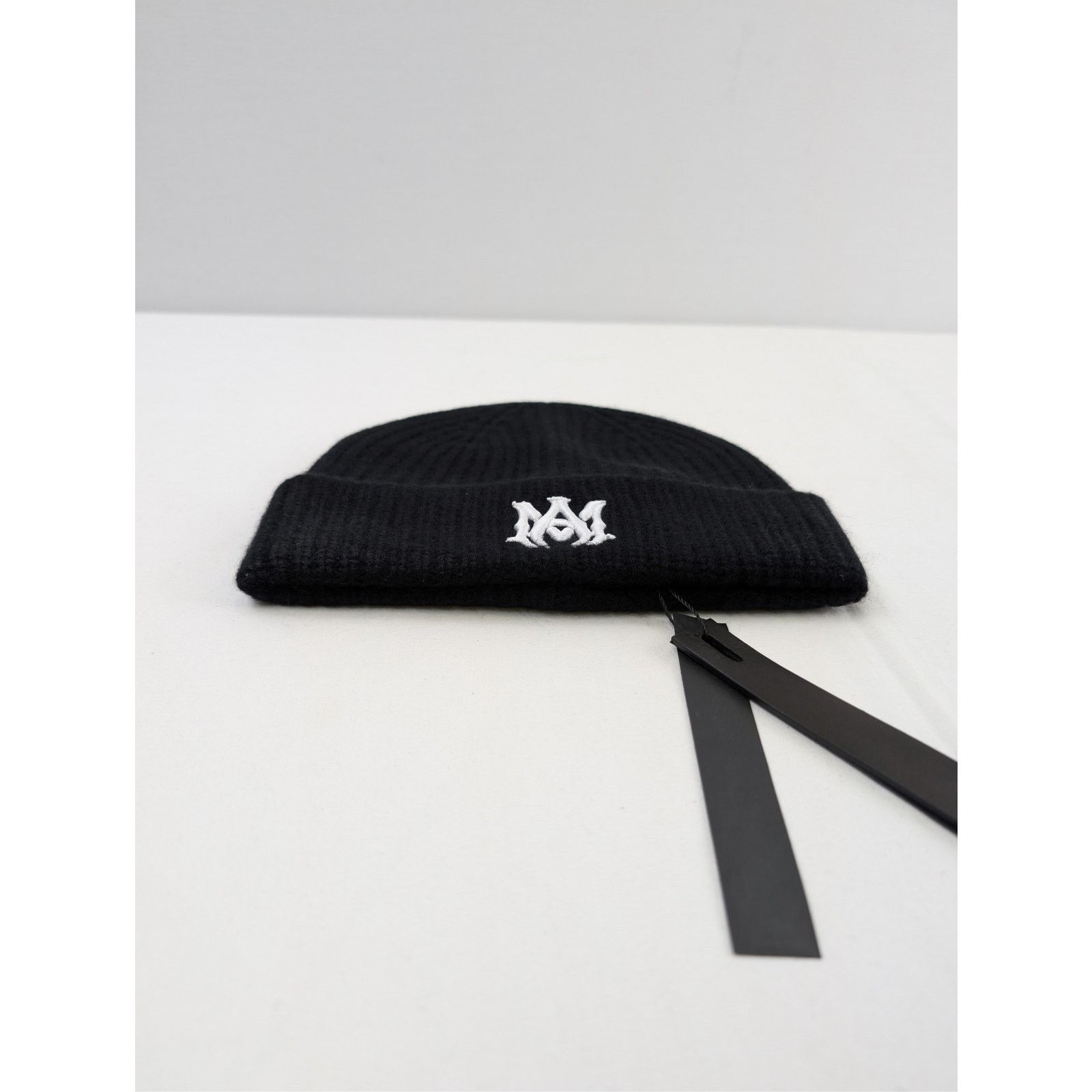 Amiri o1rshd1 Size: OS / MA Beanie Cap / Hat in Black Size ONE SIZE - 4 Thumbnail