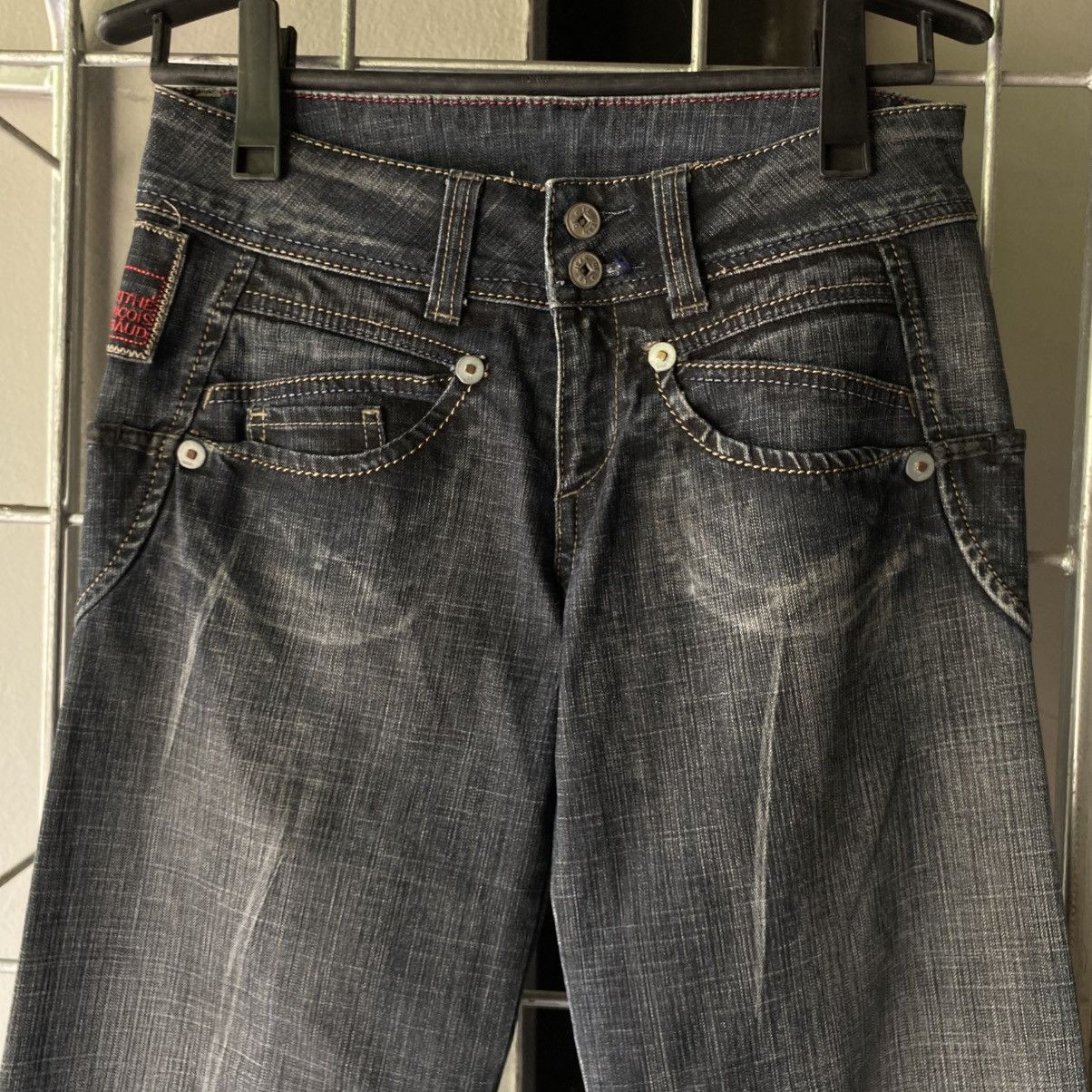 Marithe + Francois Girbaud MARITHE FRANCOIS GIRBAUD Dark Wash Bootcut Jeans Size US 32 / EU 48 - 6 Thumbnail