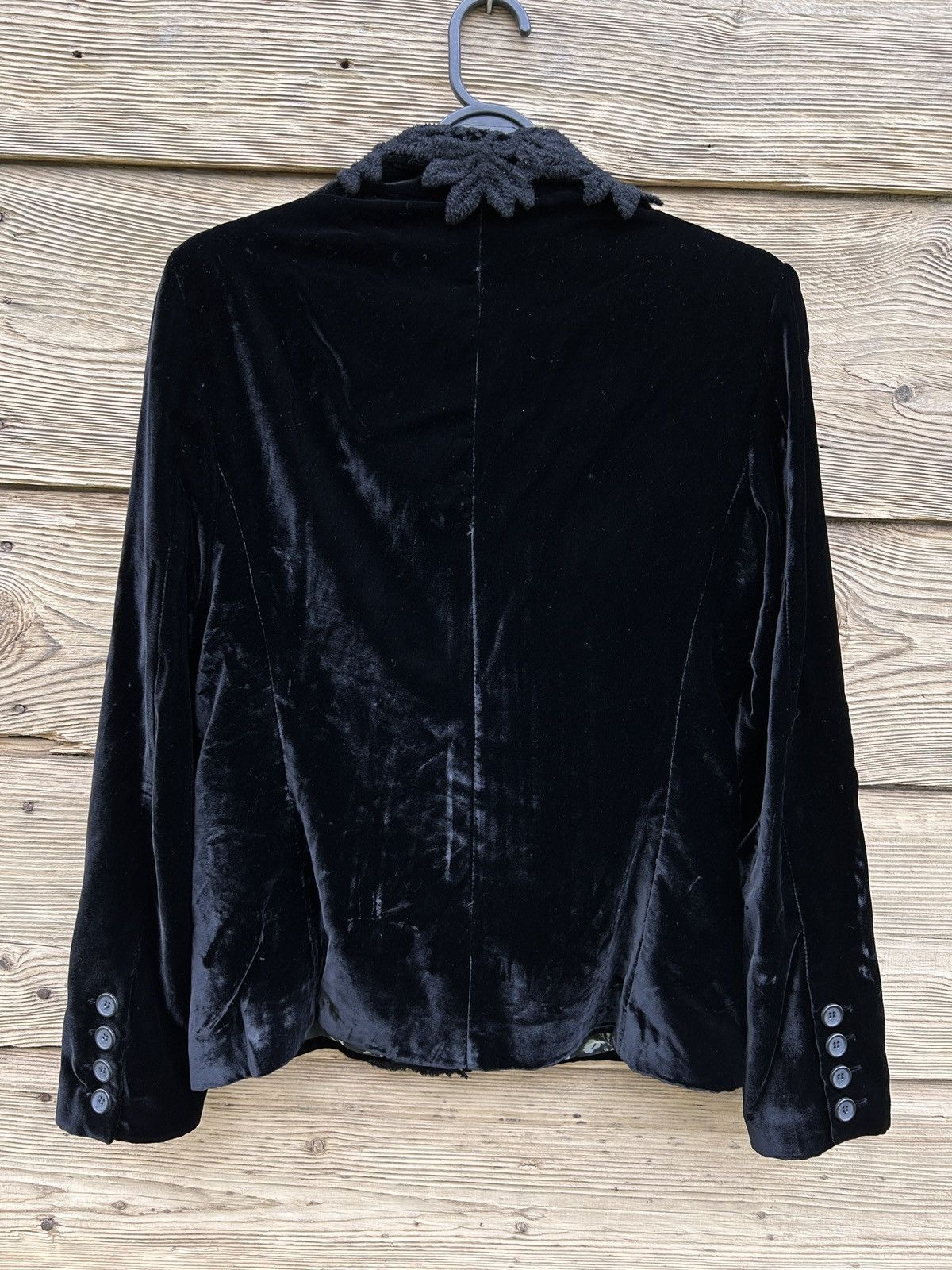 Dolce & Gabbana Vintage Dolce & Gabbana Velour Lace Blazer Skirt Set Bundle Size L / US 10 / IT 46 - 6 Thumbnail