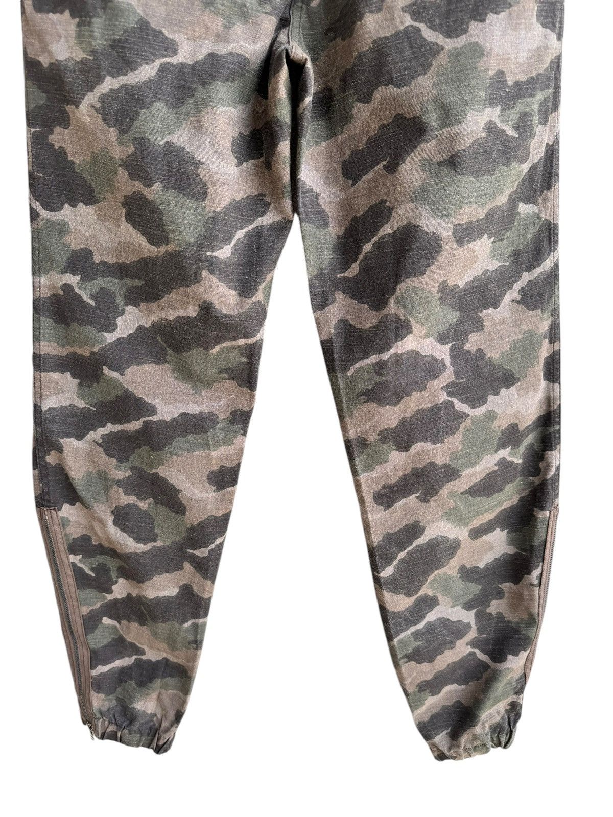 A.P.C. × Japanese Brand Vintage Woodland Camo APC zipper Leg Pants Size US 30 / EU 46 - 8 Thumbnail