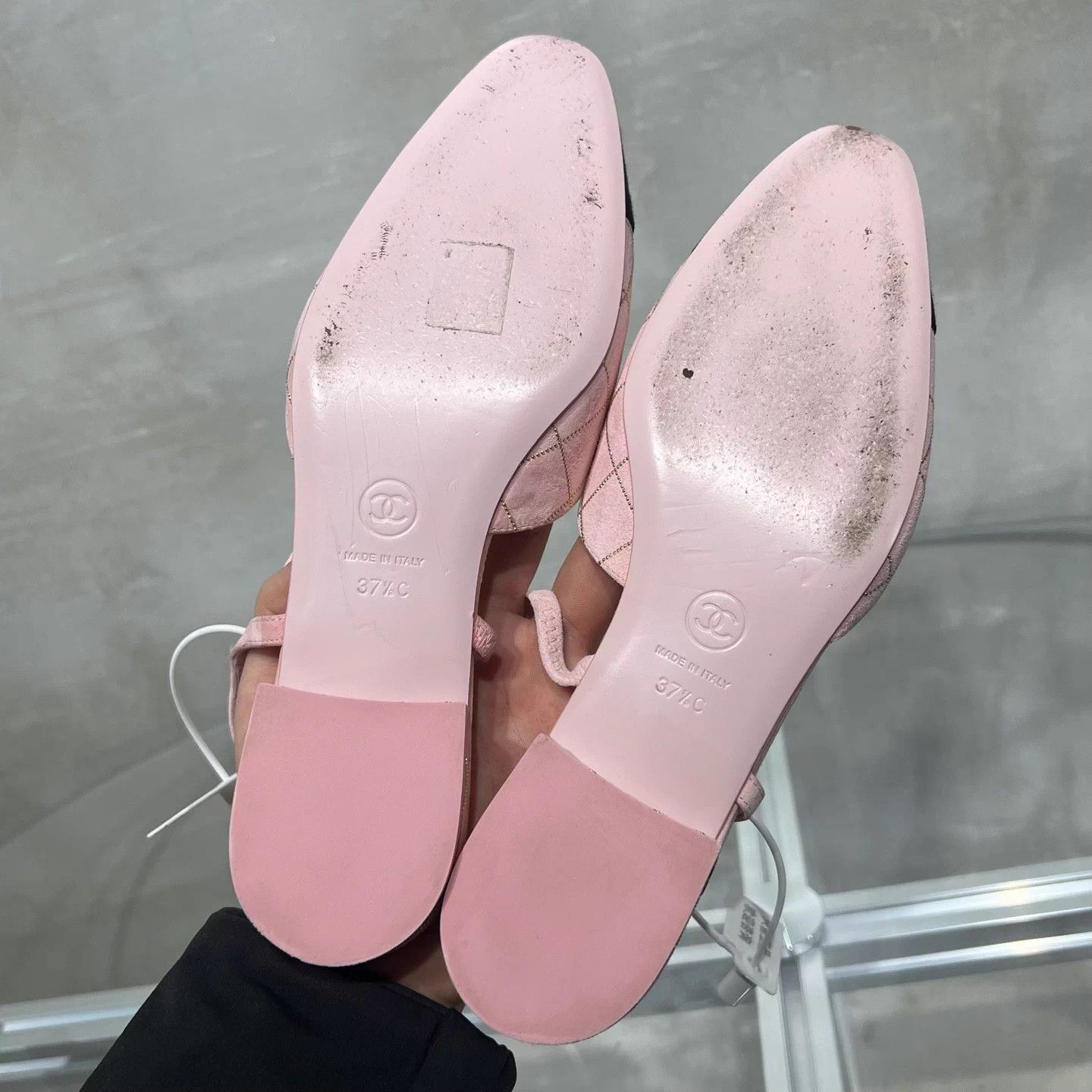 Chanel Chanel Slingback Pink Sandal 37.5 Size US 6.5 / IT 36.5 - 7 Thumbnail